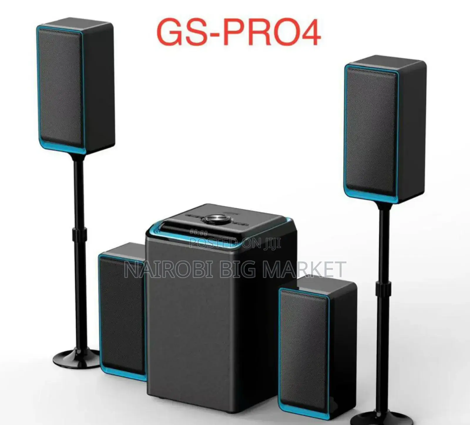 New Model 4.1ch Globalstar Pro 4 Multimedia System
Woofer