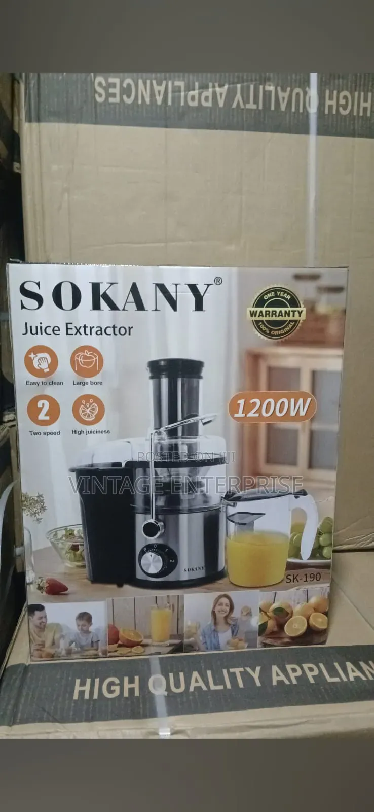 Sokany Electric Juicer Extractor