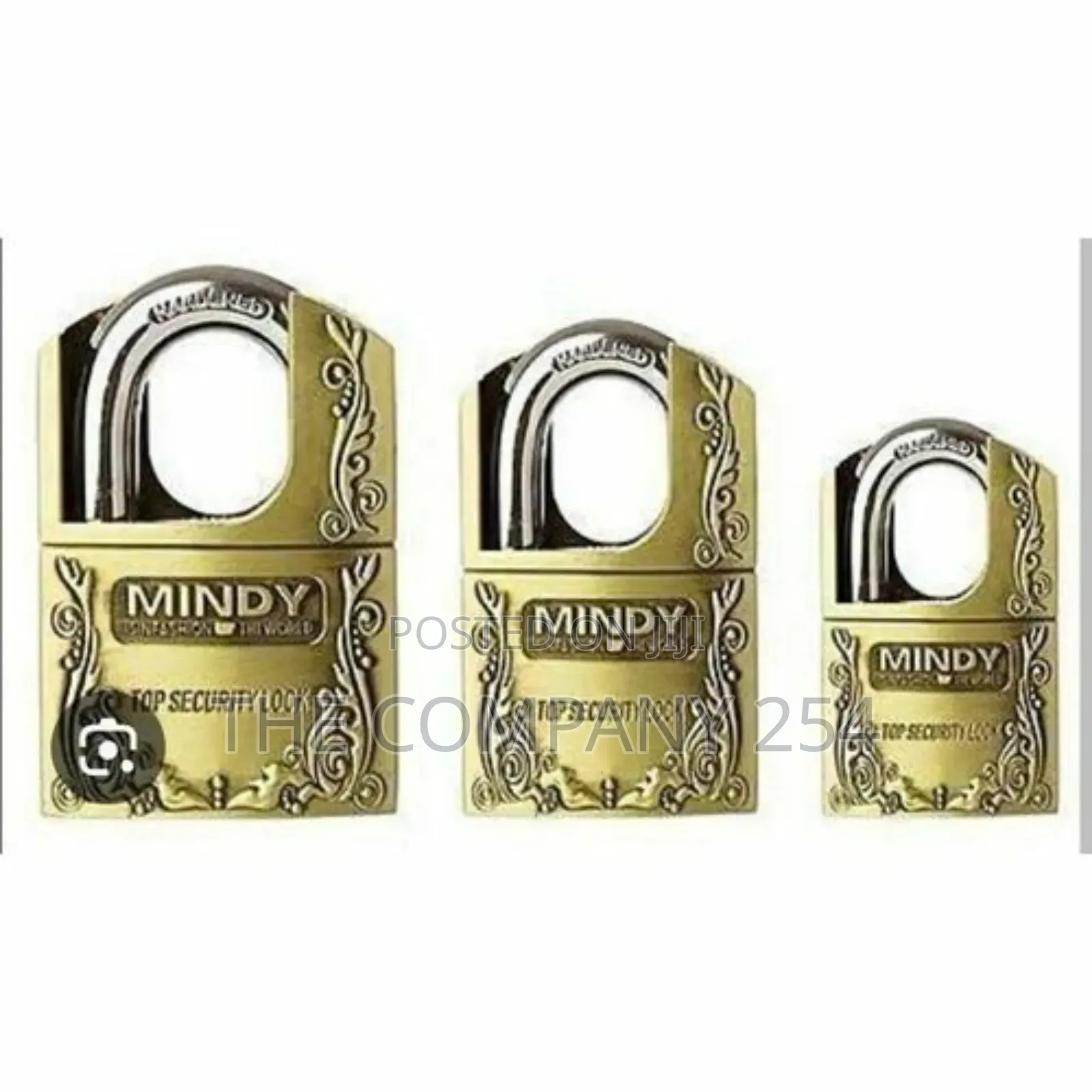 Small Mindy Anti-Burglar Theft Zinc Alloy High Security Padlock 3 Keys