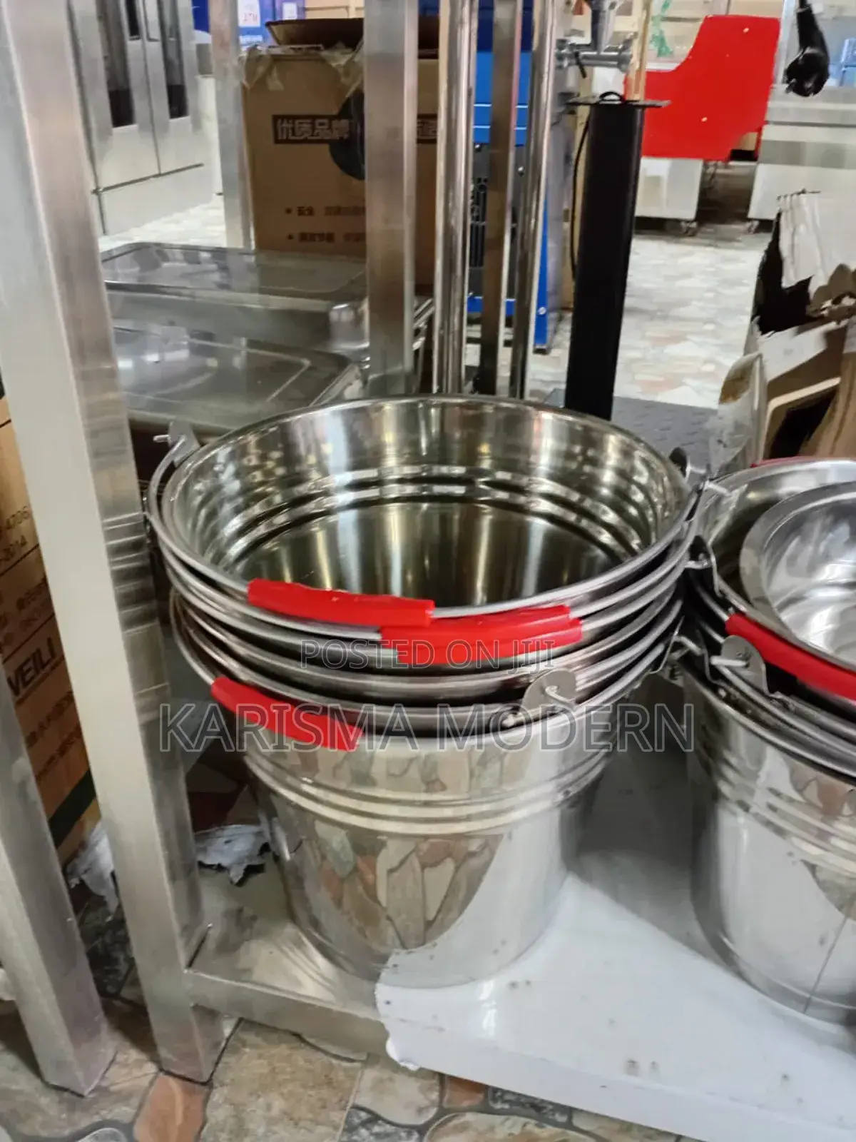Stainless Steel Buckets
