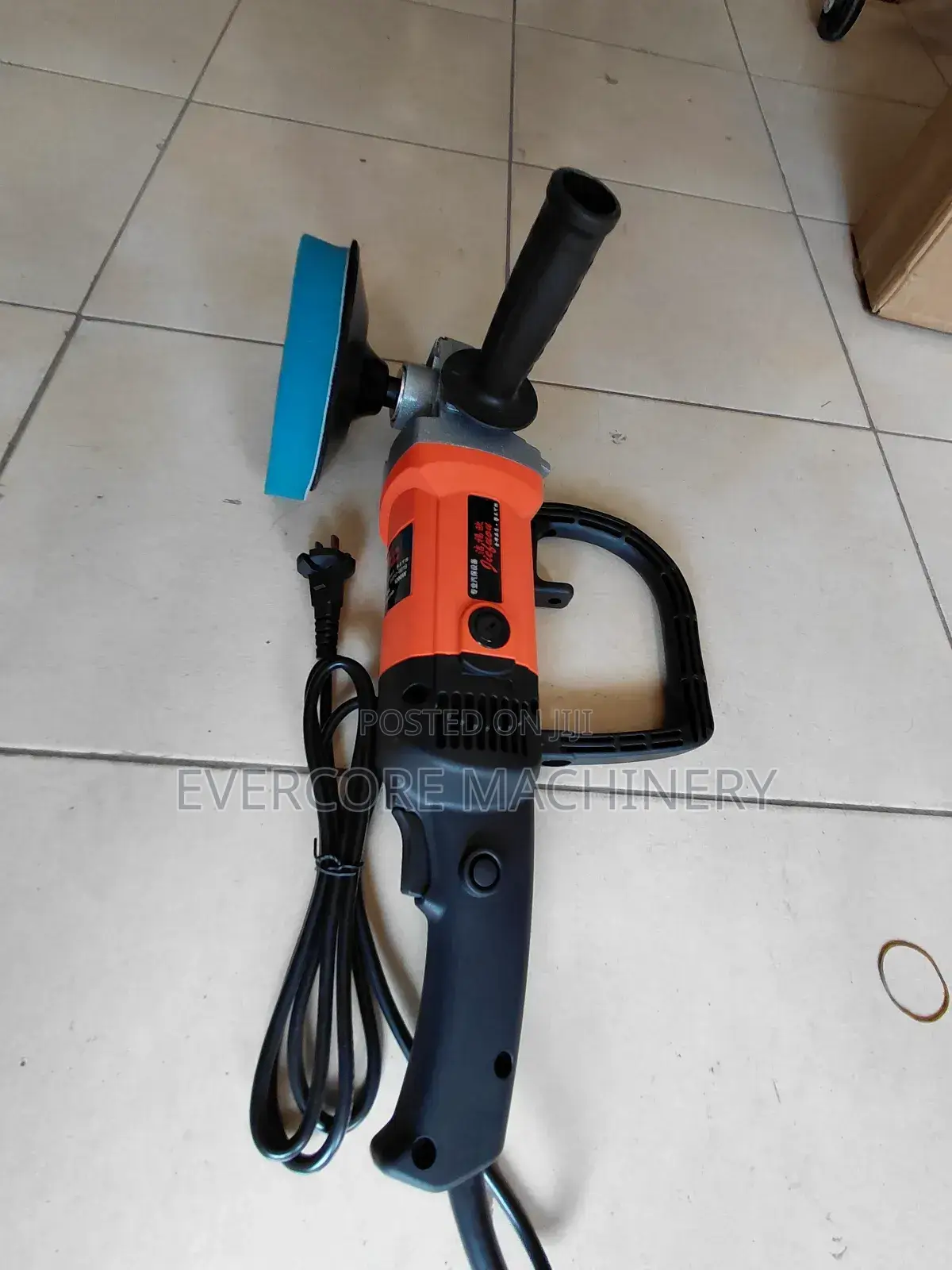 Commercial Electric Buffing Machine With Accessories.