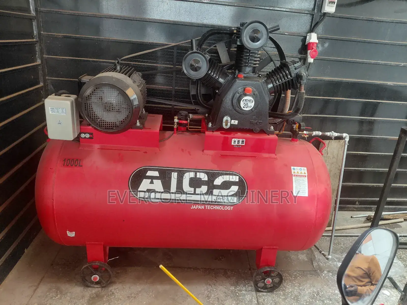 Aico Japan 1000 Litres Three Phase Air Compressor Heavy Duty