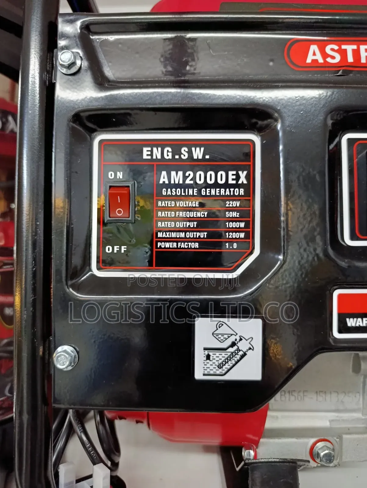 Petrol Generator 4 Stroke Astramilano 1200w/1.2kva