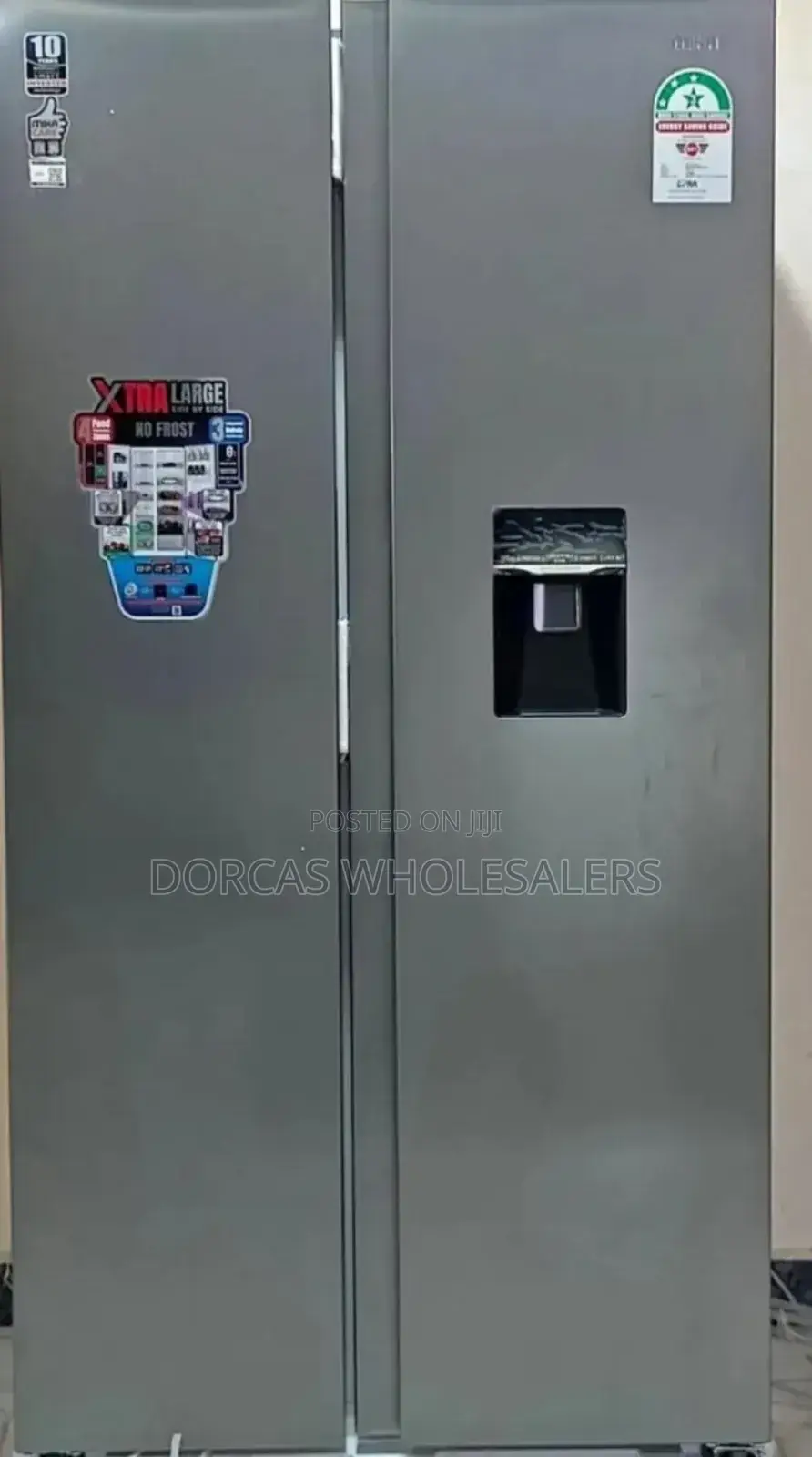 Mika 595litres Side by Side Fridge