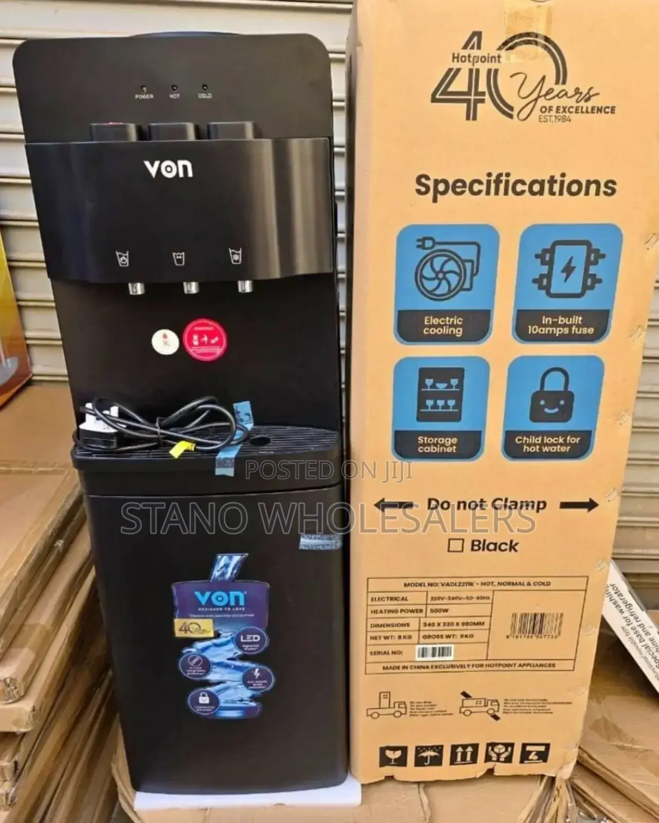 Von Water Dispenser 3taps
