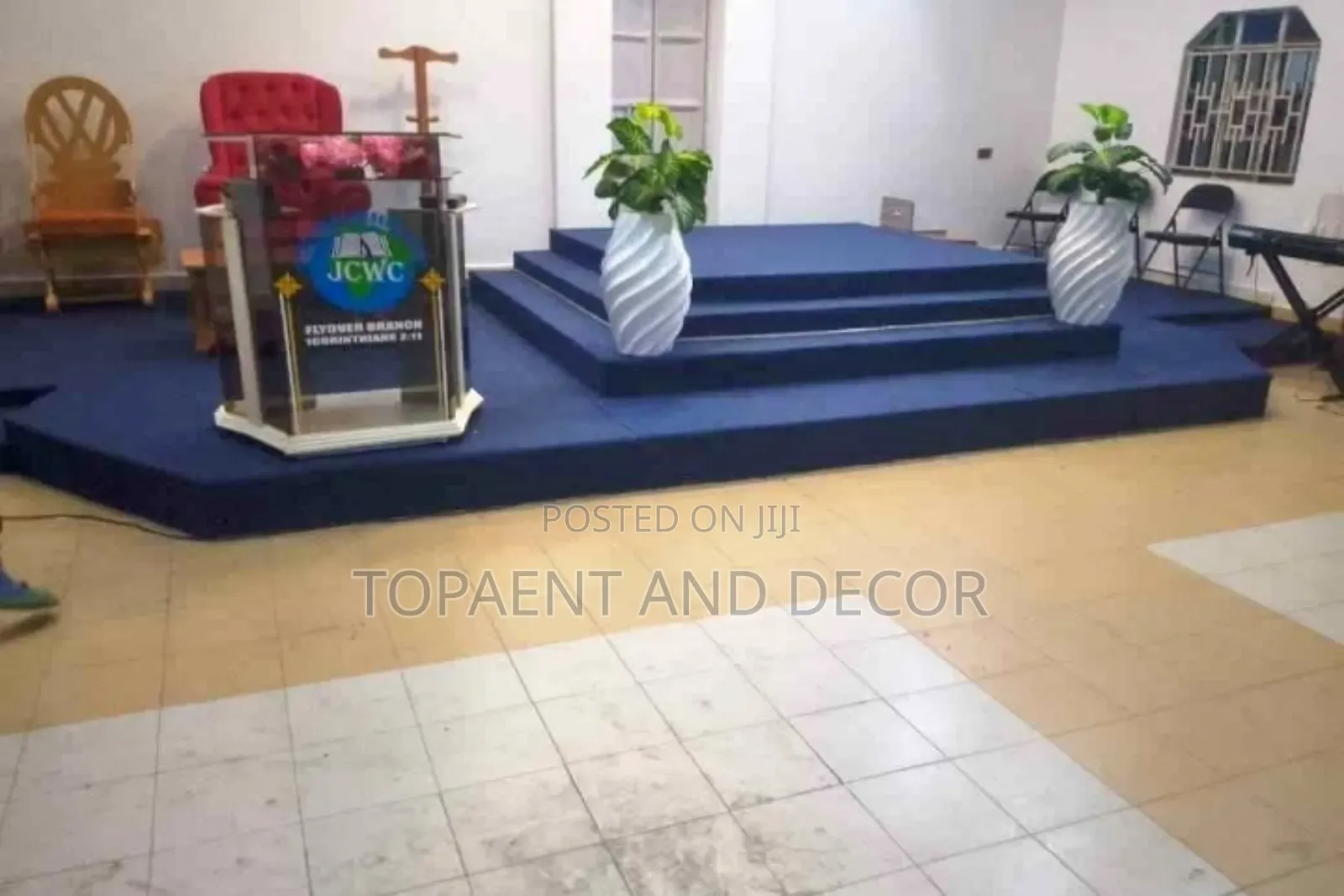 Navy Blue Church Delta Wall to Wall Carpet