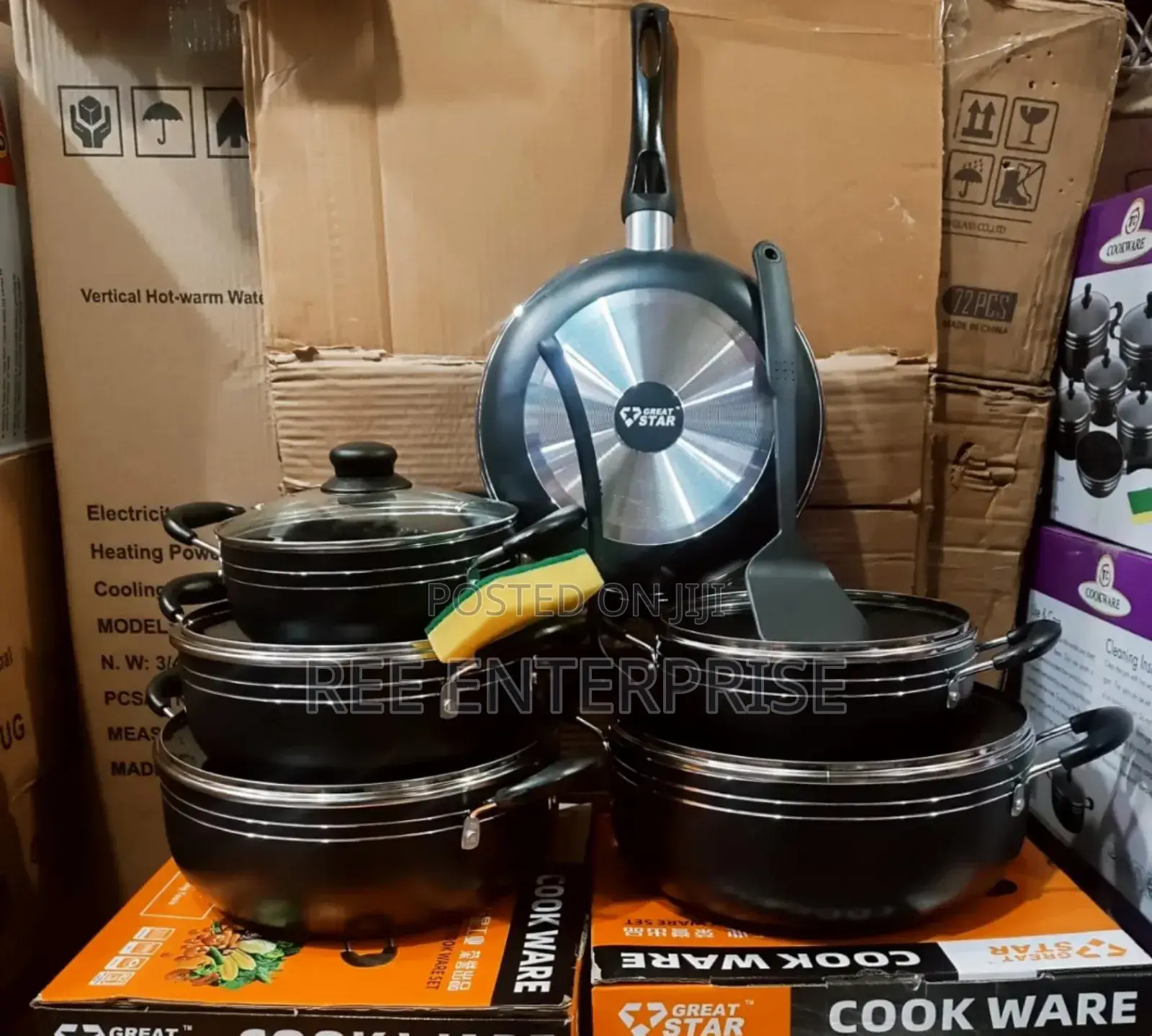 Great (Tc Model ) Great Star Nonstick Cookware Set