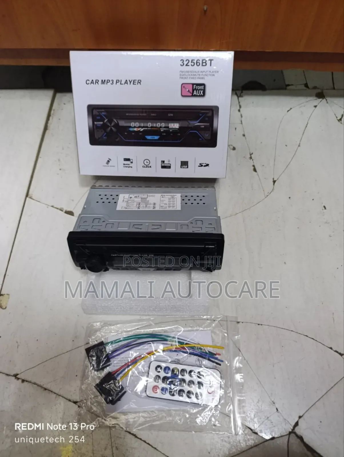 Car Stereo Mp3 Music Player Usb / Sd / Aux With Wiring Components