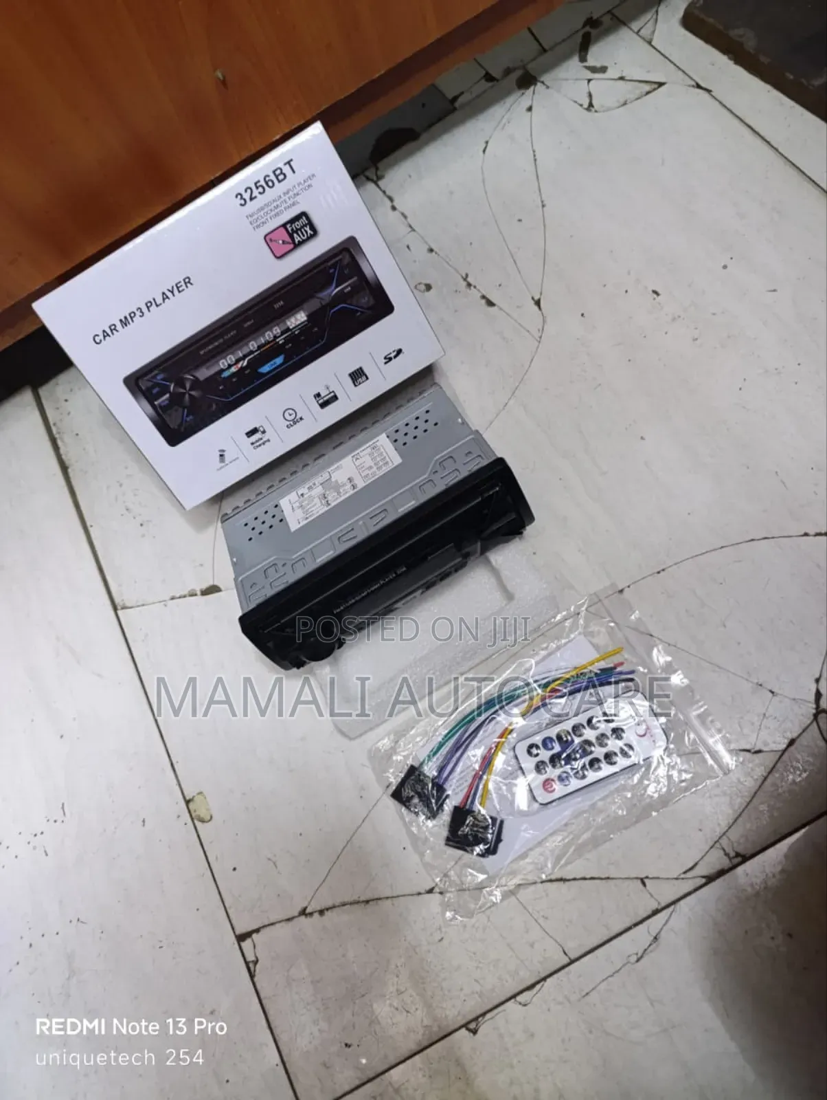 Car Mp3 Player Stereo Head Unit Usb / Sd / Aux + Wiring Components
