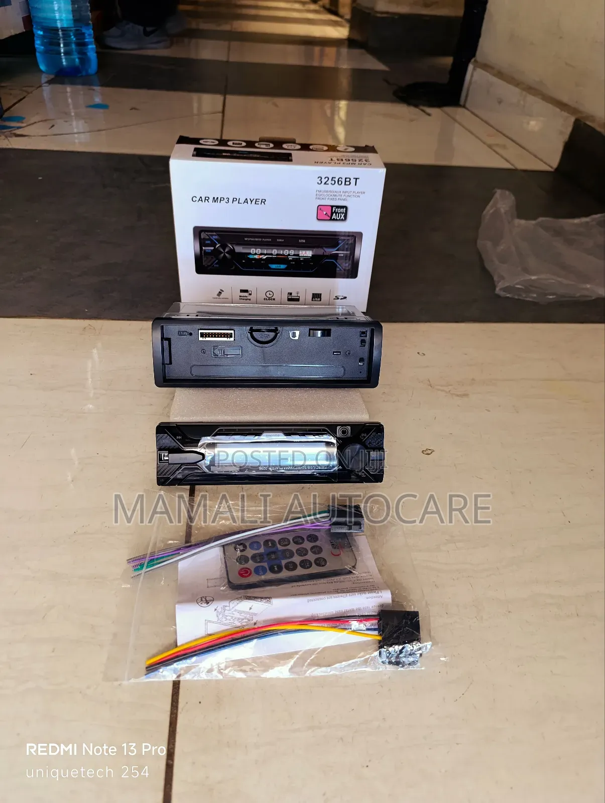 Car Stereo Mp3 Audio Player With Usb / Sd / Aux + Wiring Kit