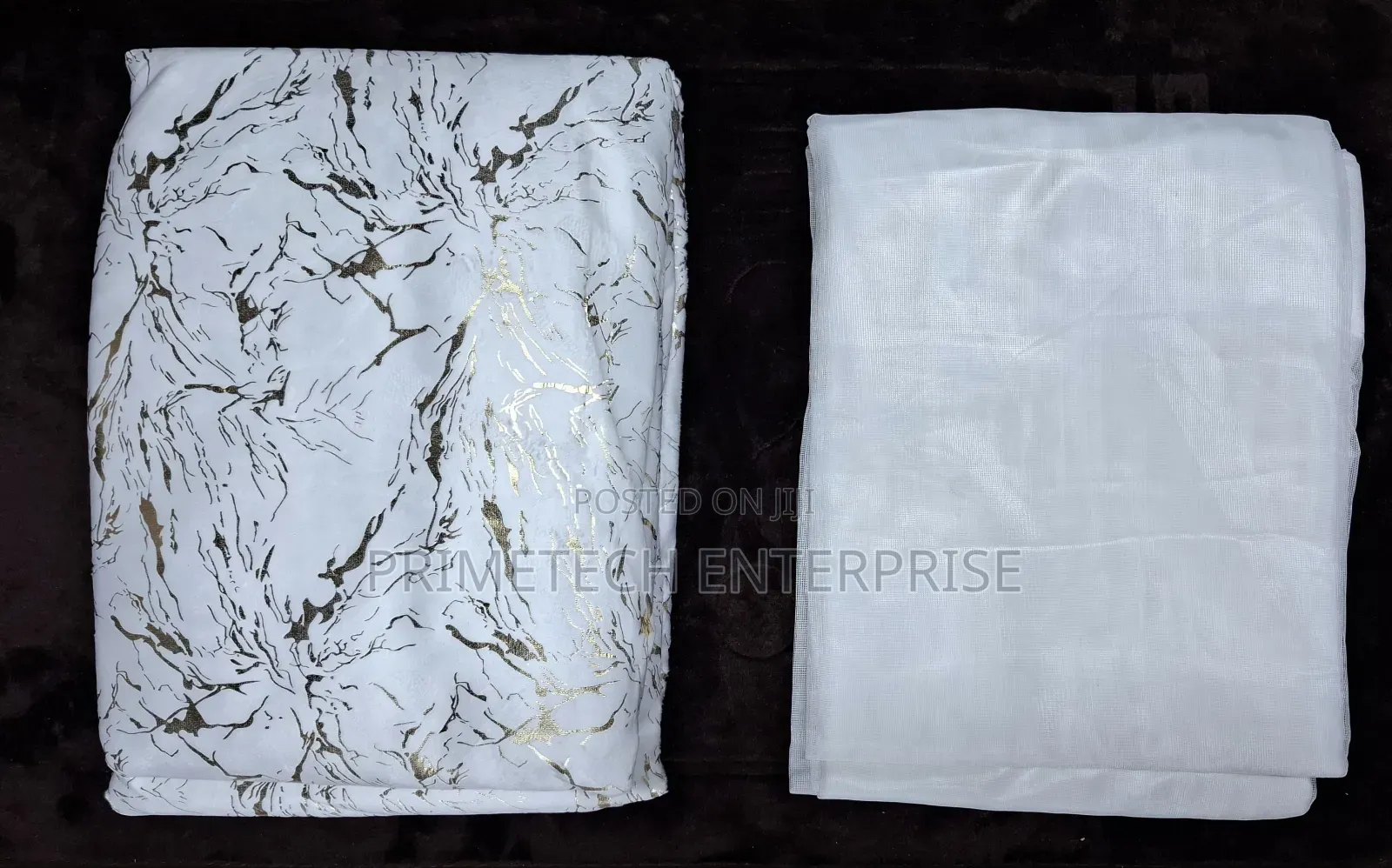 2 in 1 Marble Curtains 3m