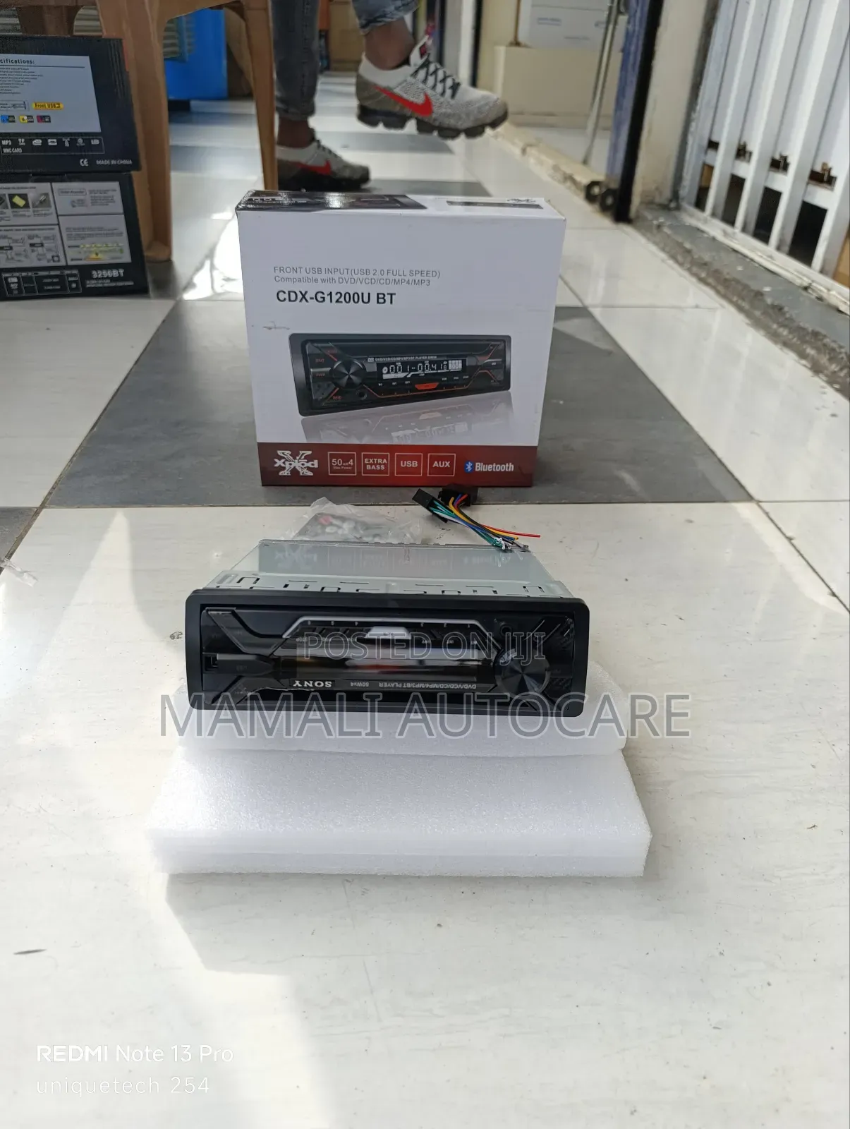 CDX-G1200u Bt Modern Car Stereo With Bluetooth Music Streaming