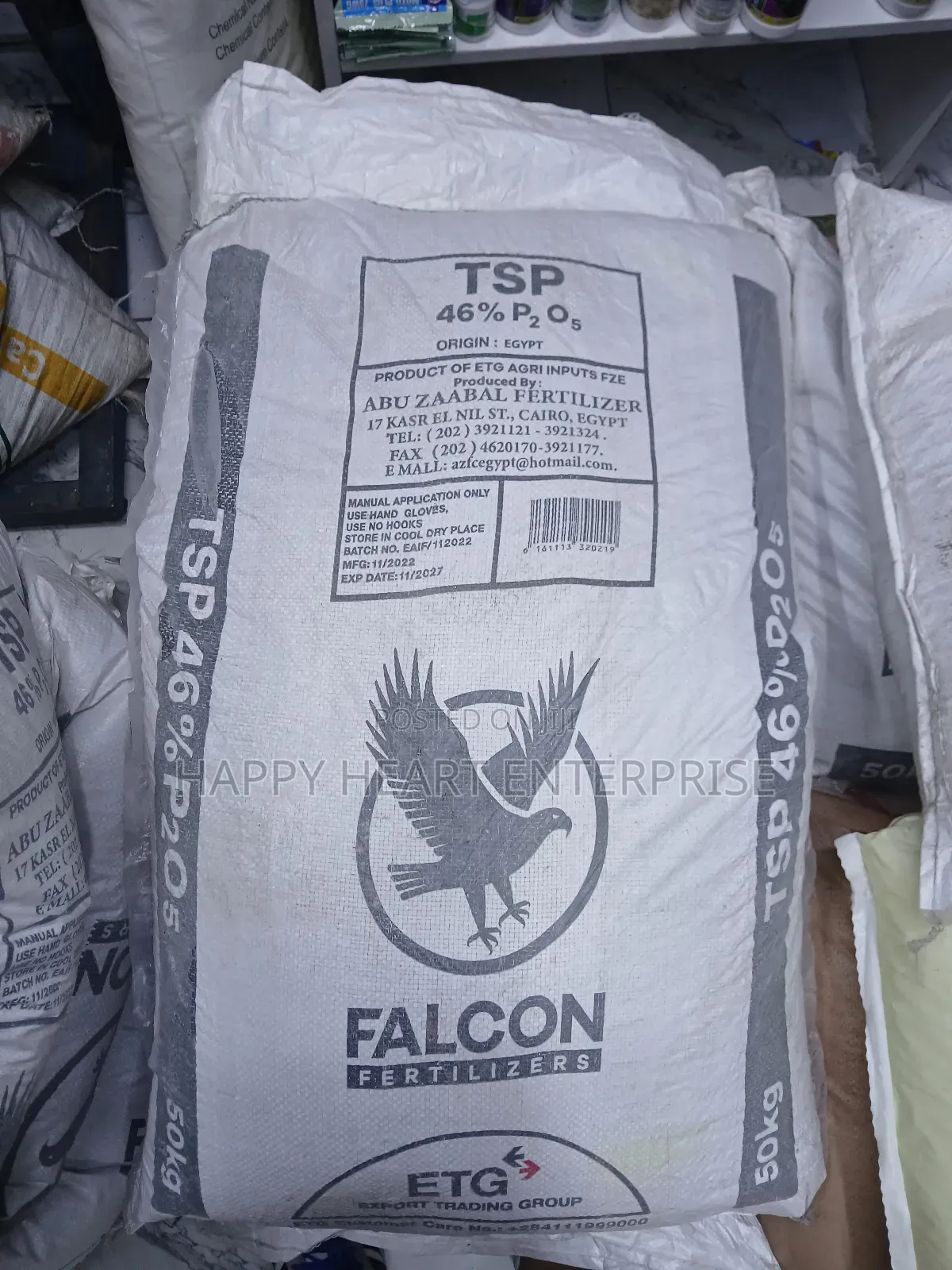 Tsp 46% Fertiliser 50kg