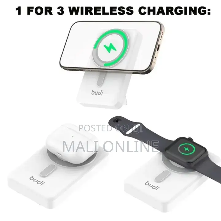 Budi 22.5w Magnetic Wireless Power Bank 10000mah Fast Charging Charger