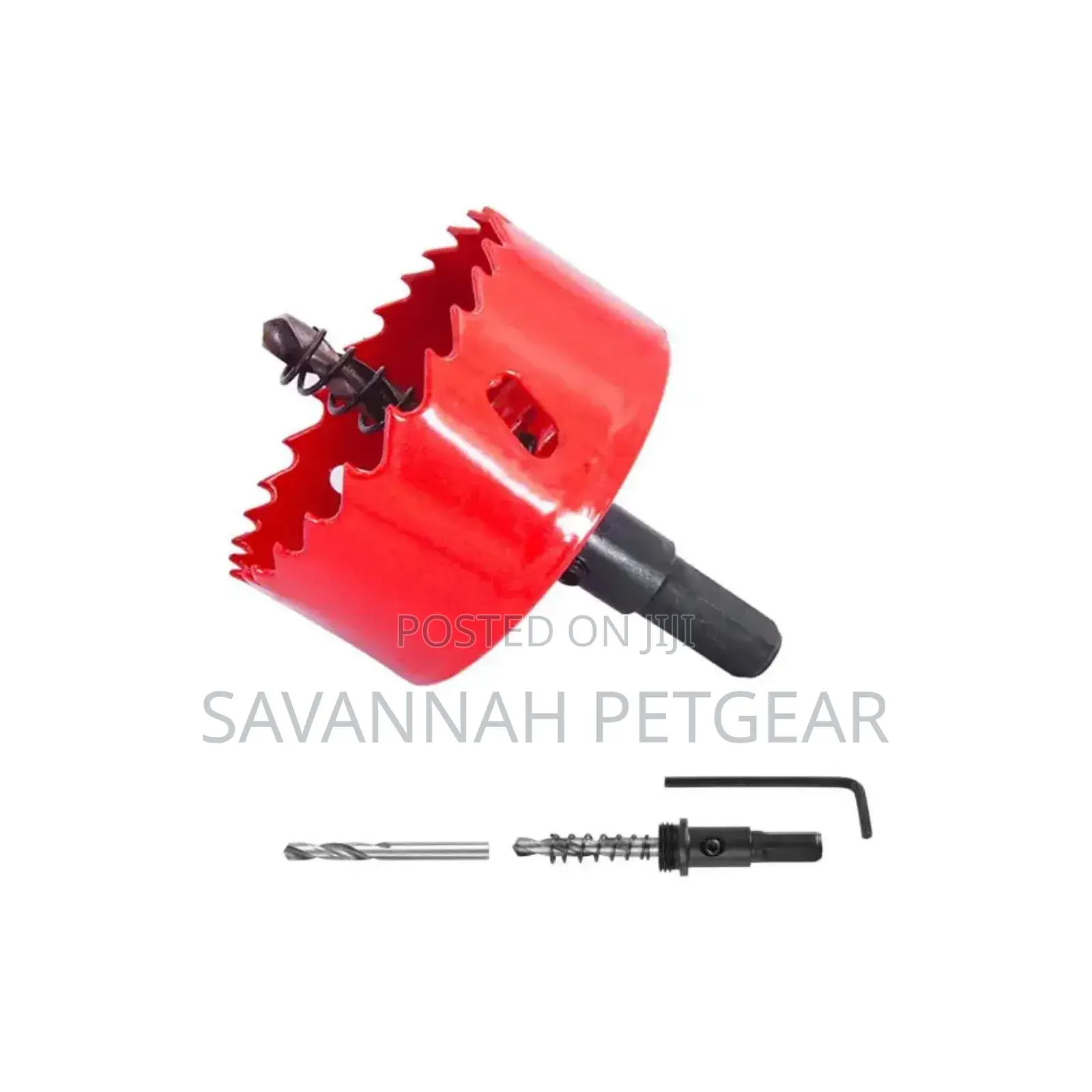 Bi-Metal Hole Cutter With Pilot Drill Bit, Hole Saw for Poultry Feeder