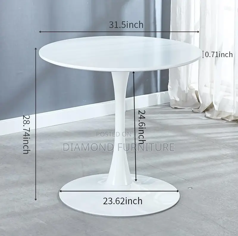 Home Furniture; {4-Seater} Modern Wooden Dining Table Set With Chairs
