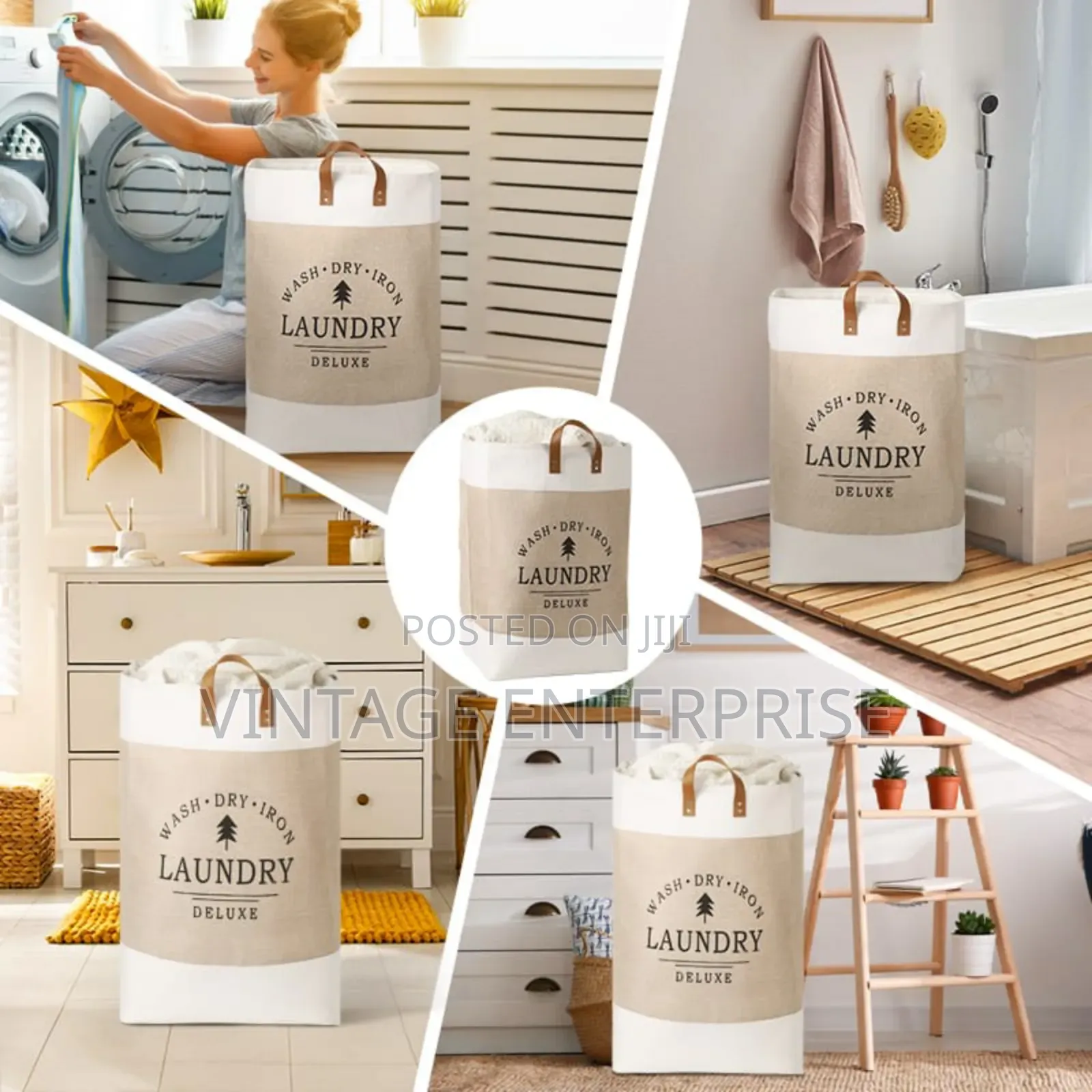 Foldable Laundry Deluxe Basket