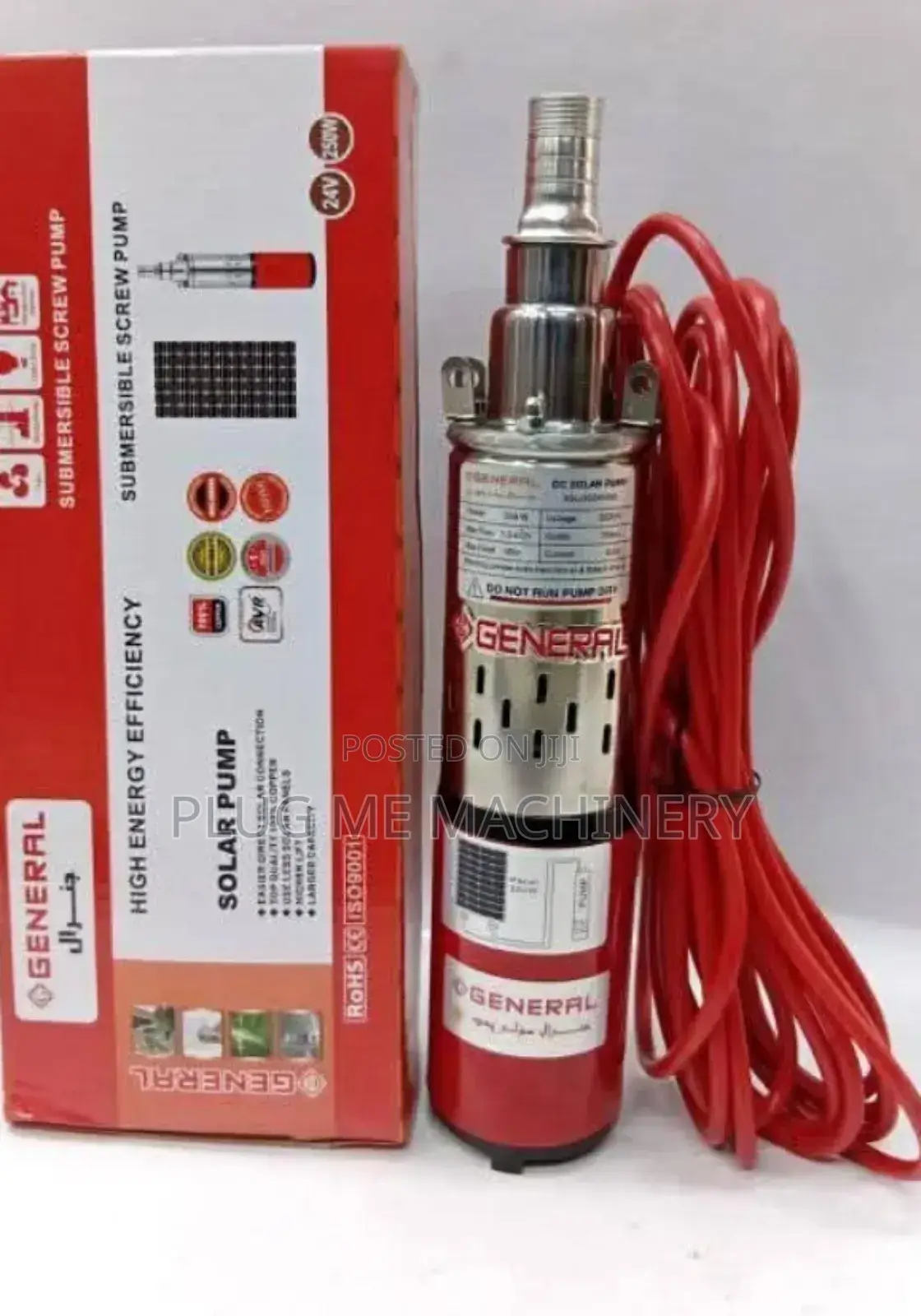 Submersible Screw Pump Deep Well Borehole Water Pump High Flow Dc