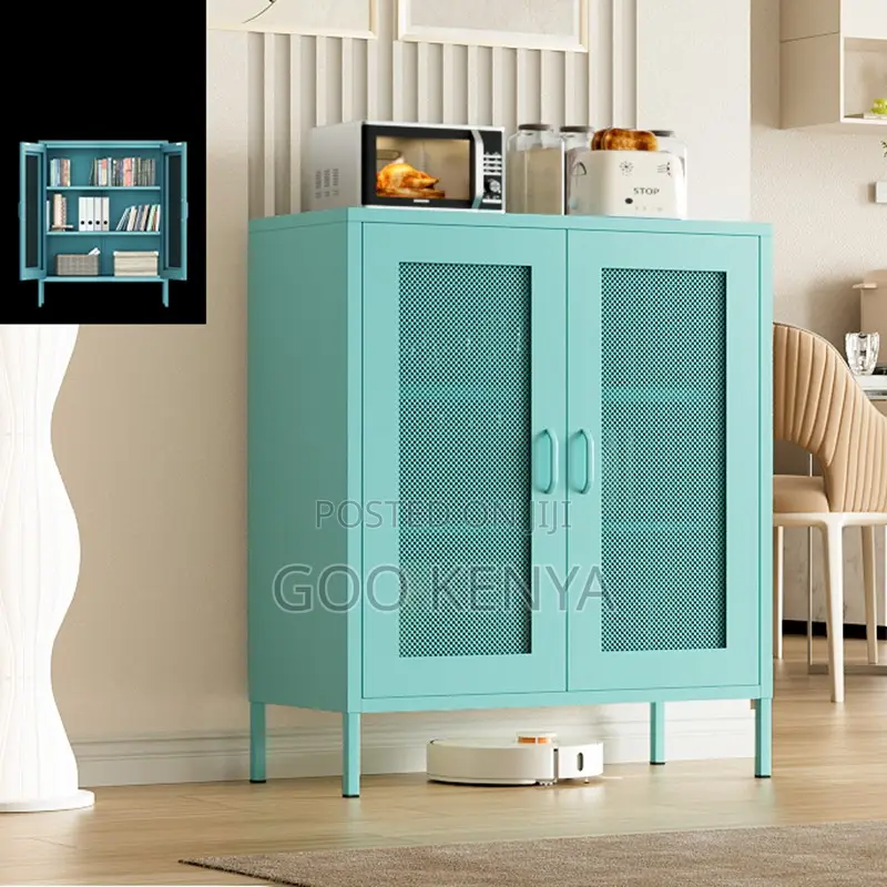 Home Cabinet; Double Door Minimalist Home Cabinet