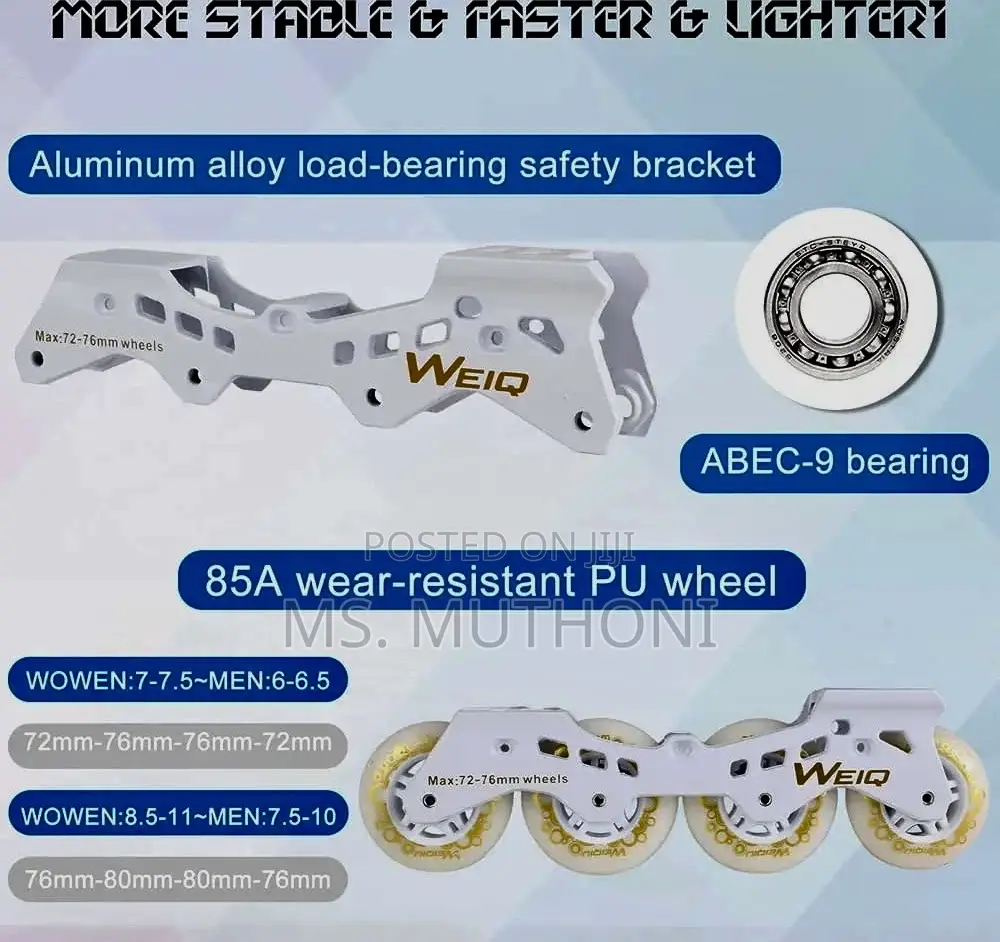 High Premium 4 Wheel Sleek Skates