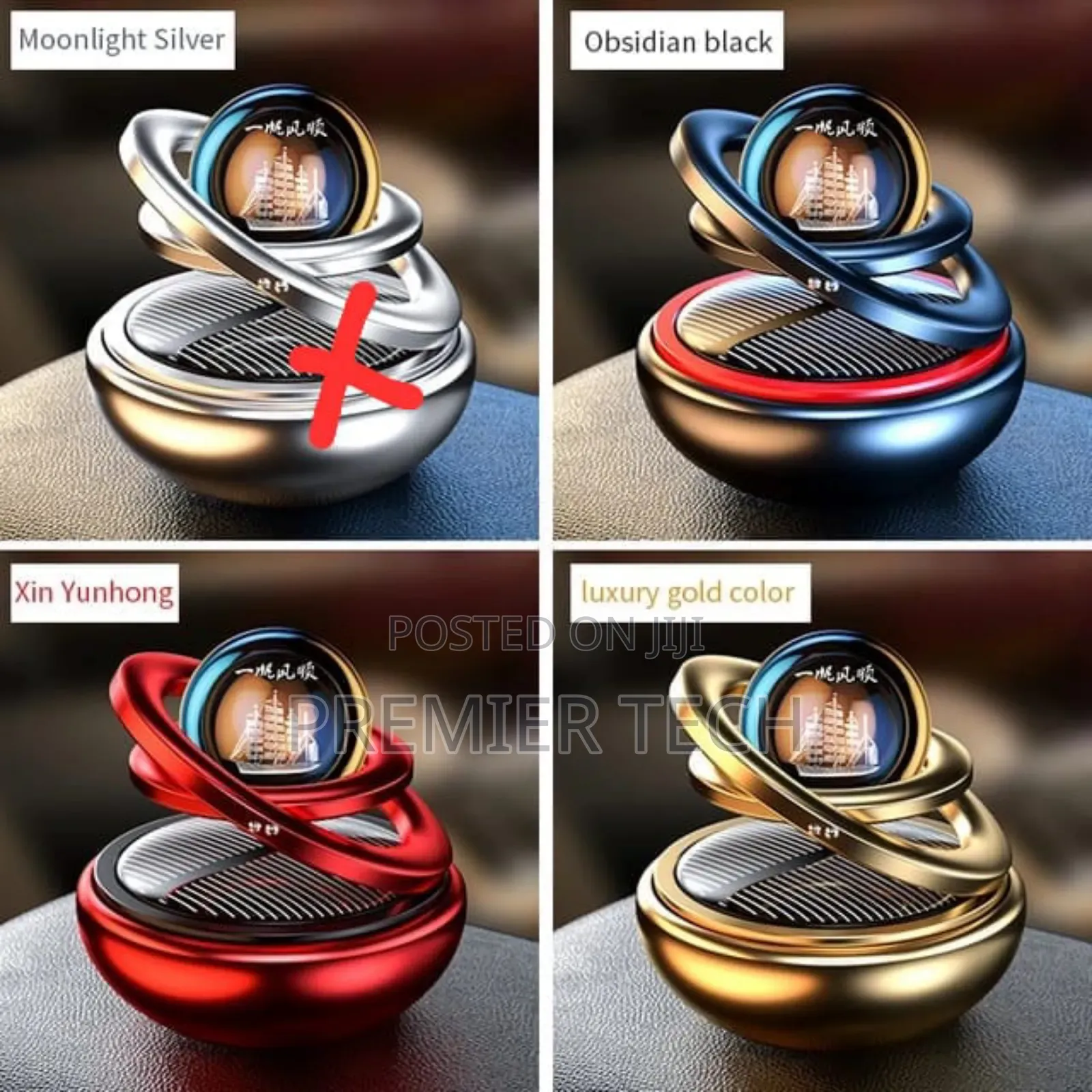 Car Interior Dashboard Air Freshener Rotating Aromatherapy
Colors
