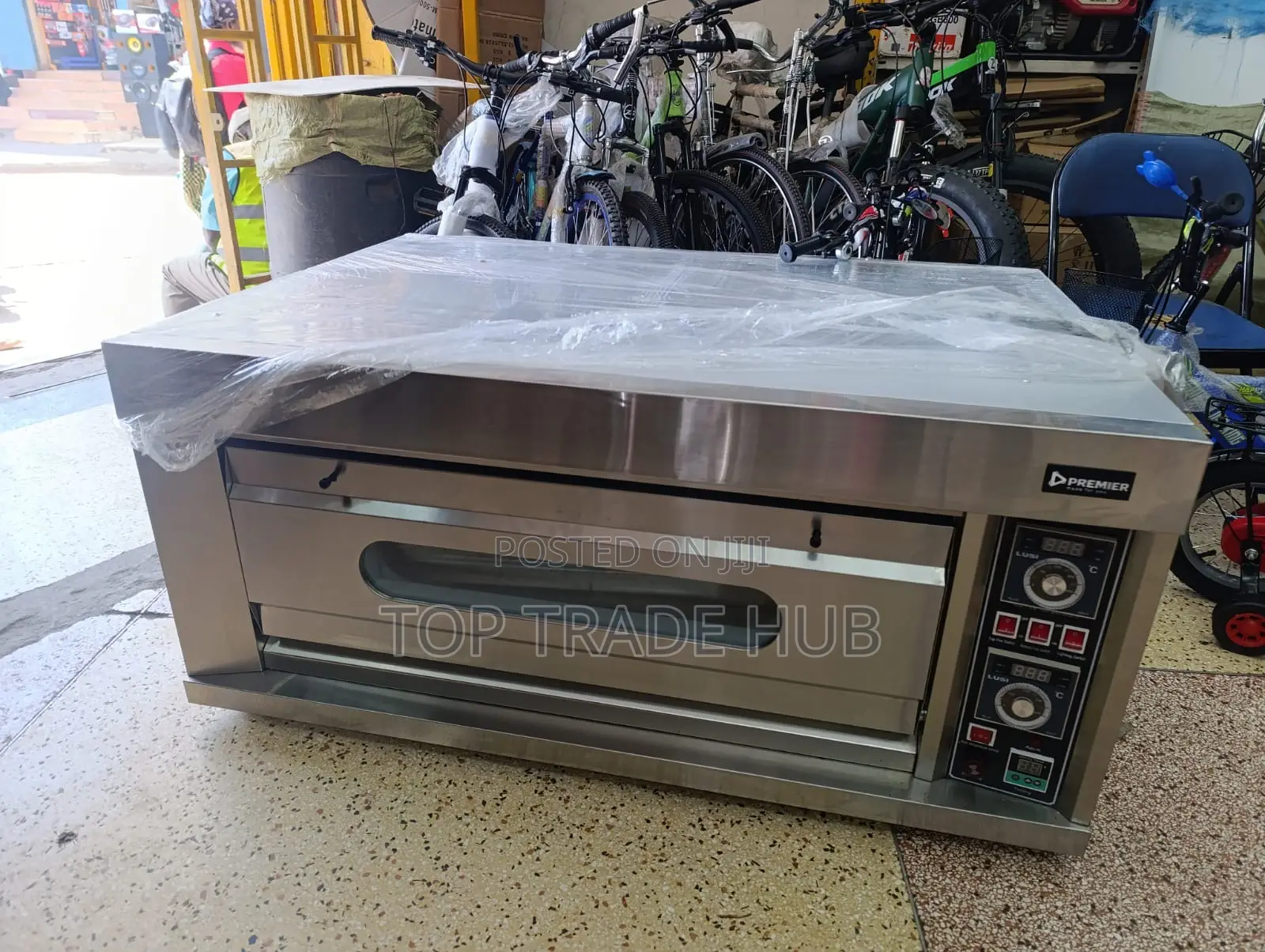 Premier Commercial Electric Pizza Oven 1 Deck 2 Tray