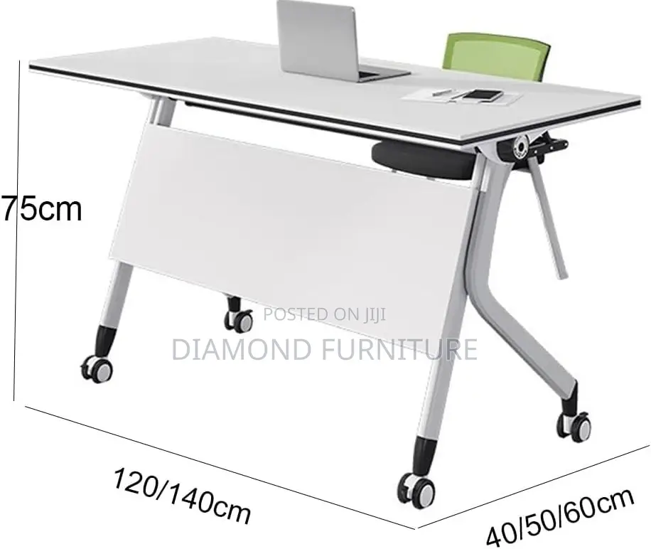Office Furniture; Modern Foldable Conference Table–Space-Saving Design