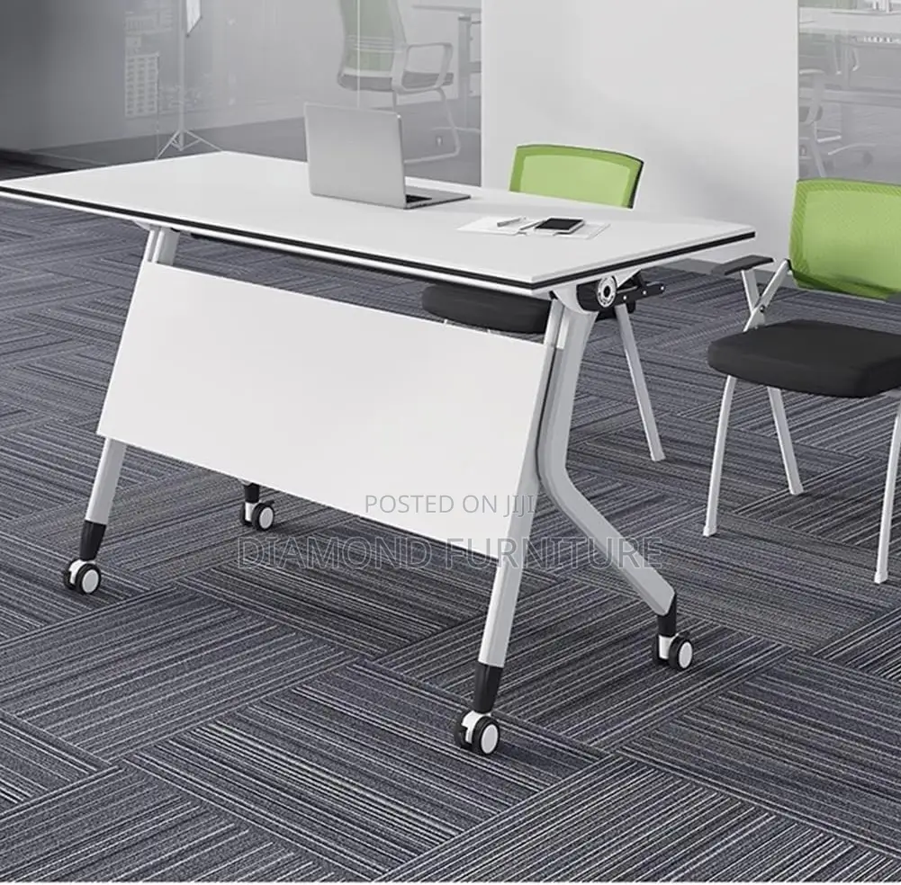 Office Furniture; Modern Foldable Conference Table–Space-Saving Design