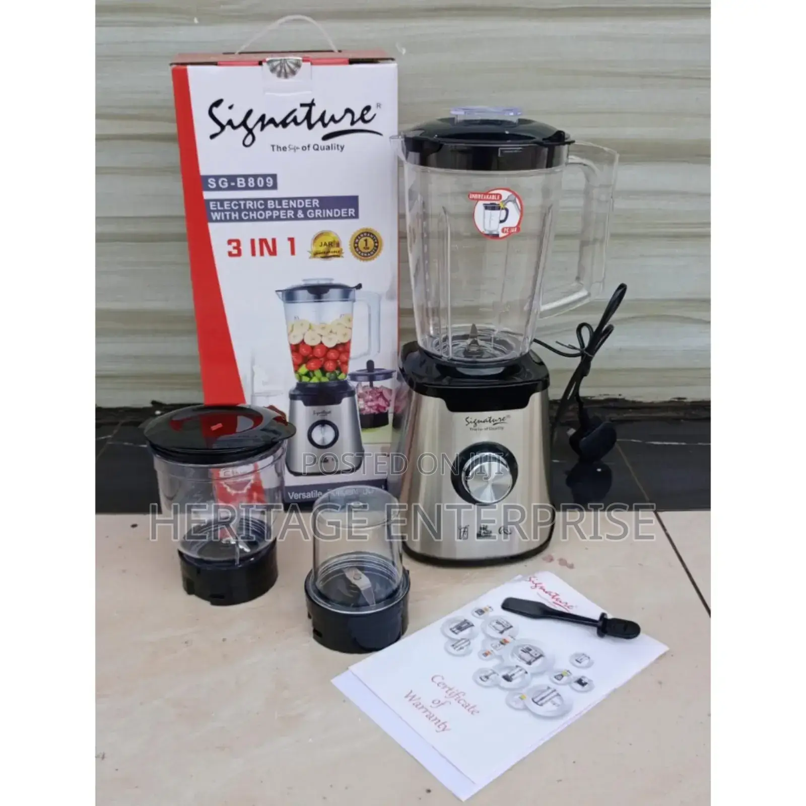 Electric Blender 3 In 1