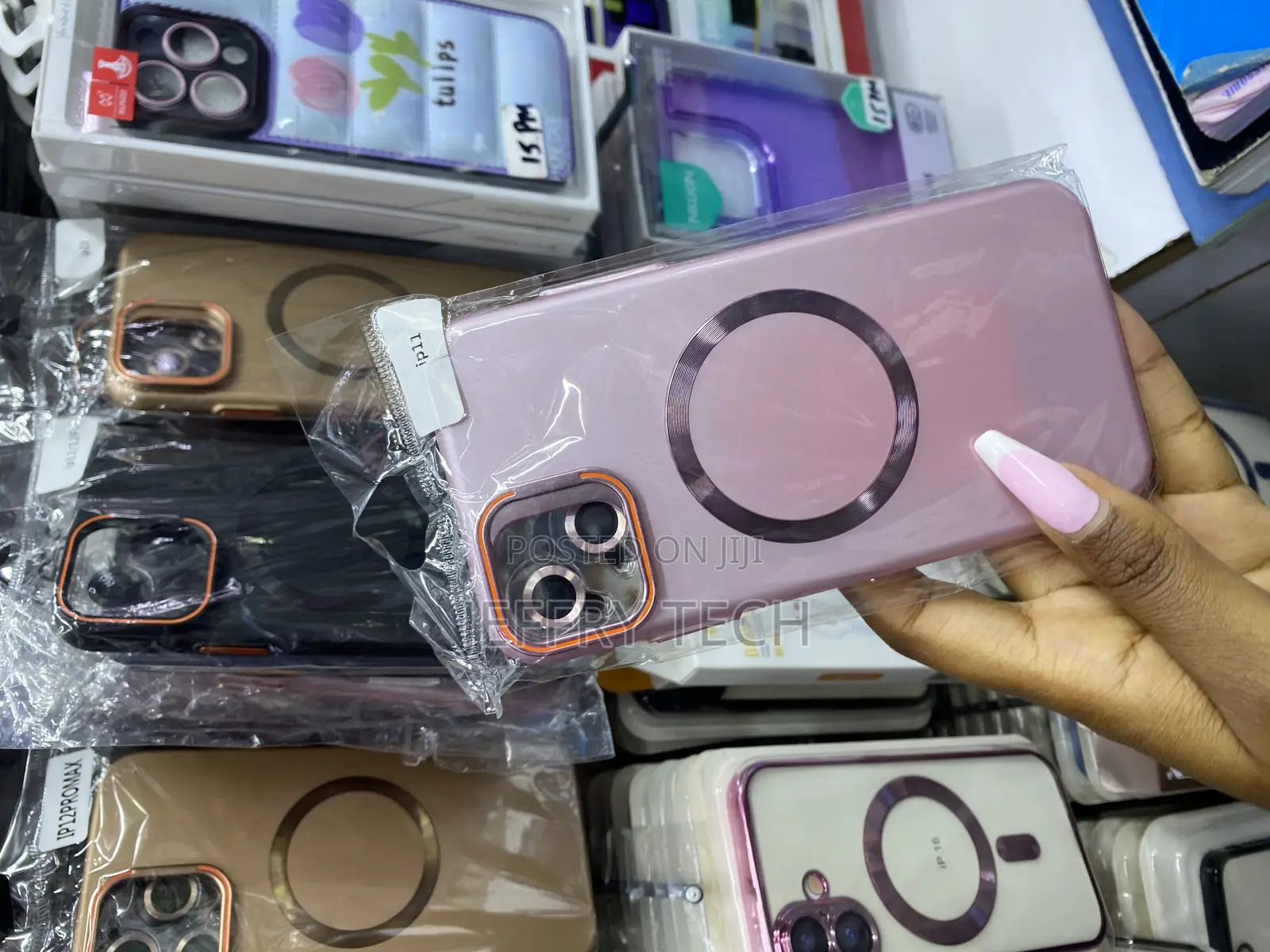 Aswerv Strong Magnetic for iPhone 11 With Lense Protector and Stand