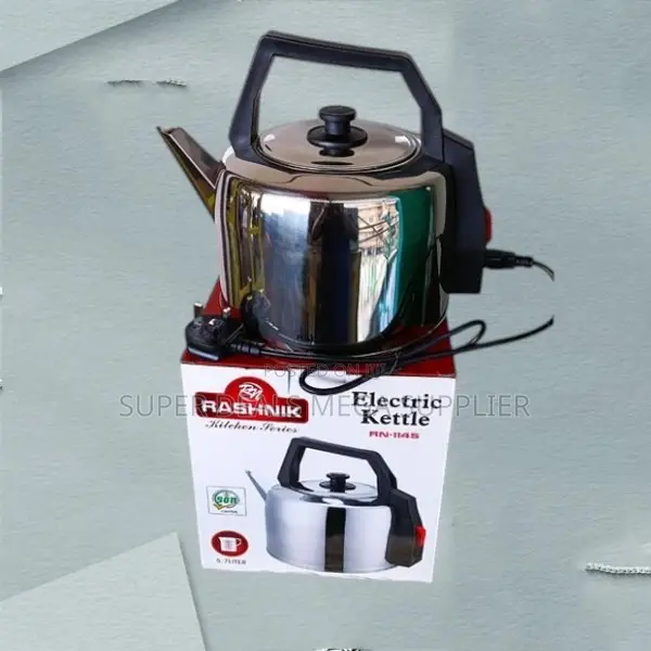 Stainless Steel Rashnik 5.7l Electric Kettle Fast Boiling for Kitchen