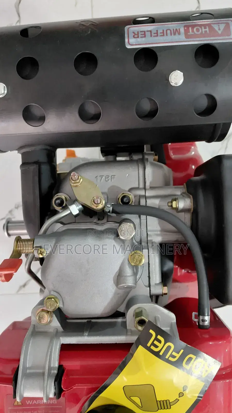 Primo Italy 178f 7.0hp Diesel Aircooled Engine.