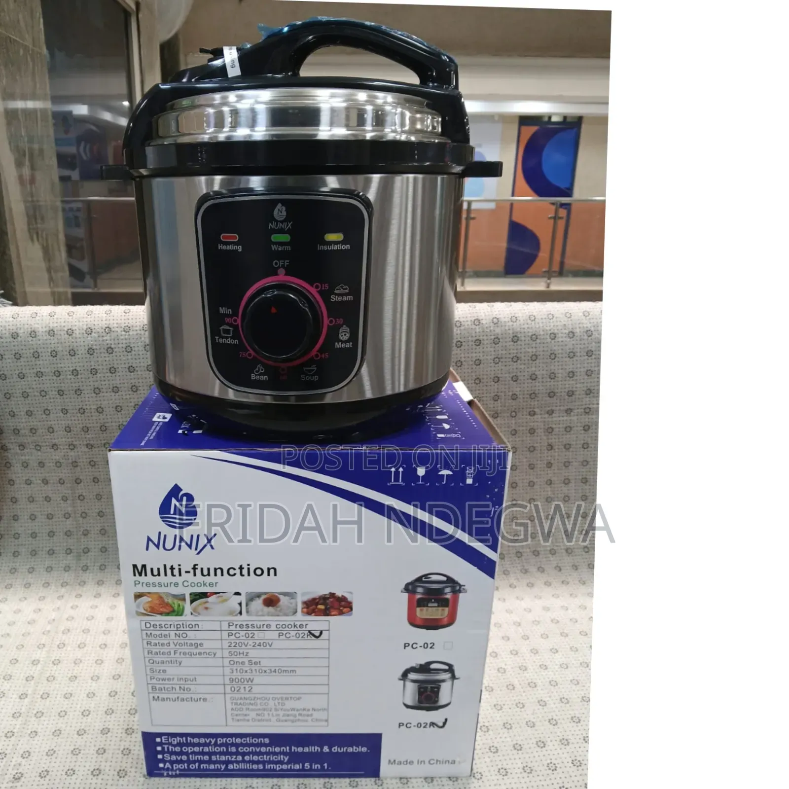 5litres Nunix Pressure Cooker Pc-