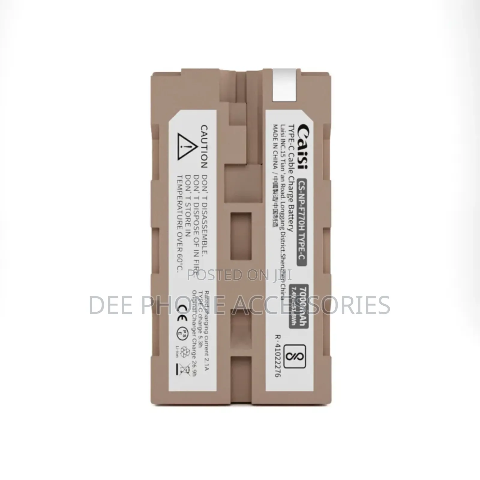 Caisi Np F770 Type C Battery