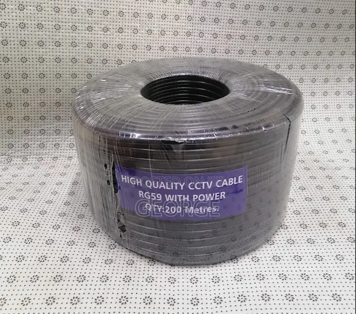 CCTV Coaxial Cable Rg59 Quality 200m -Meter Roll