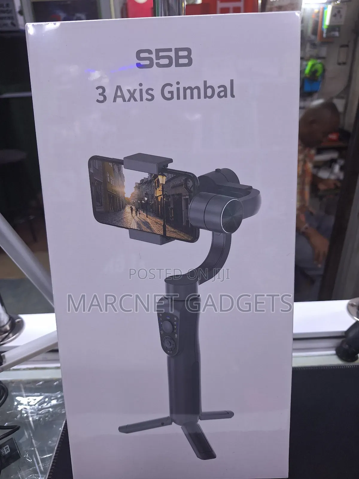 S5b 3axis Phone Gimbal Stabilizer With Landscape/ Portrait Switch