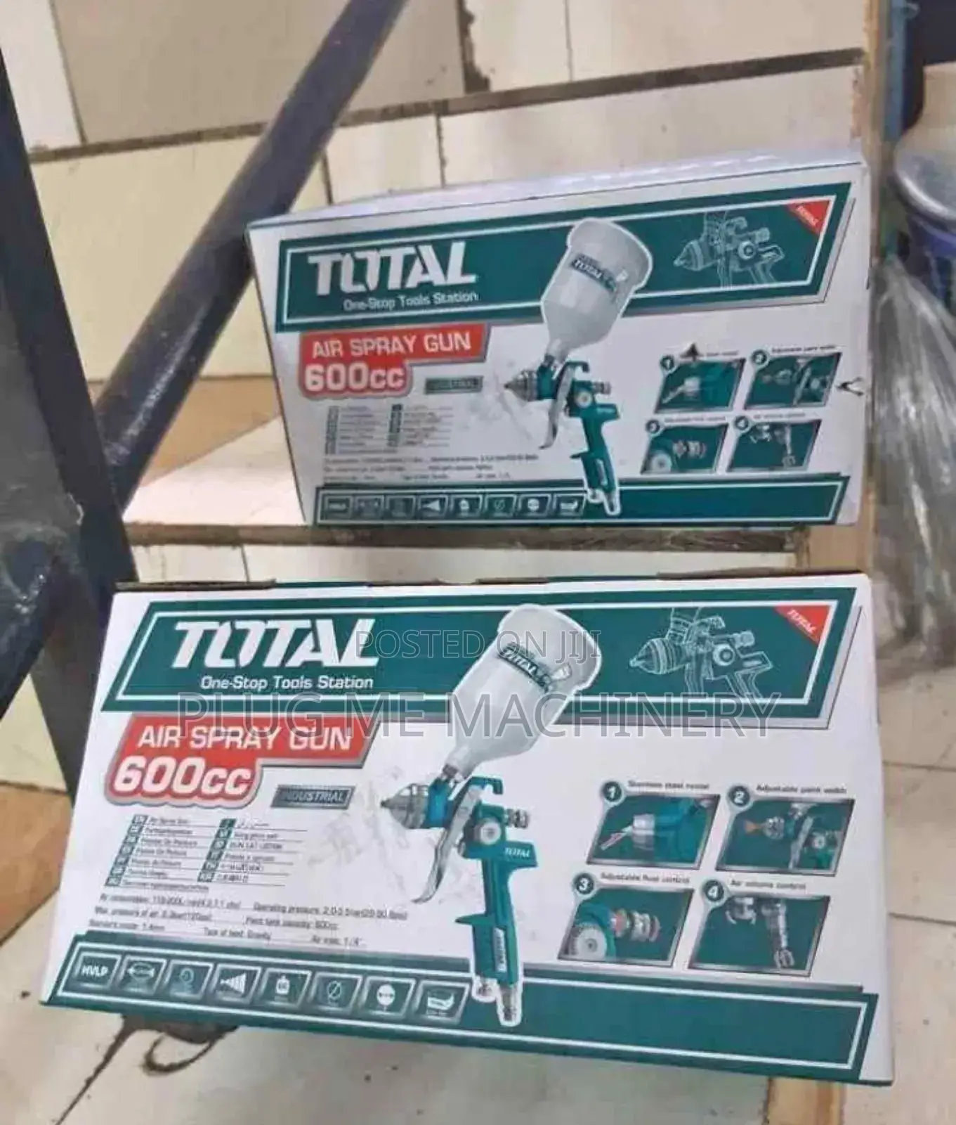 Total Air Spray Gun 600cc/Quality Affordable Machine