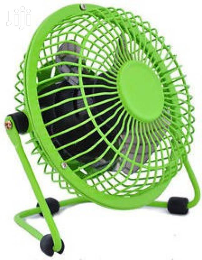 Mini Desktop Cooling Desk Fan Computer (Green)