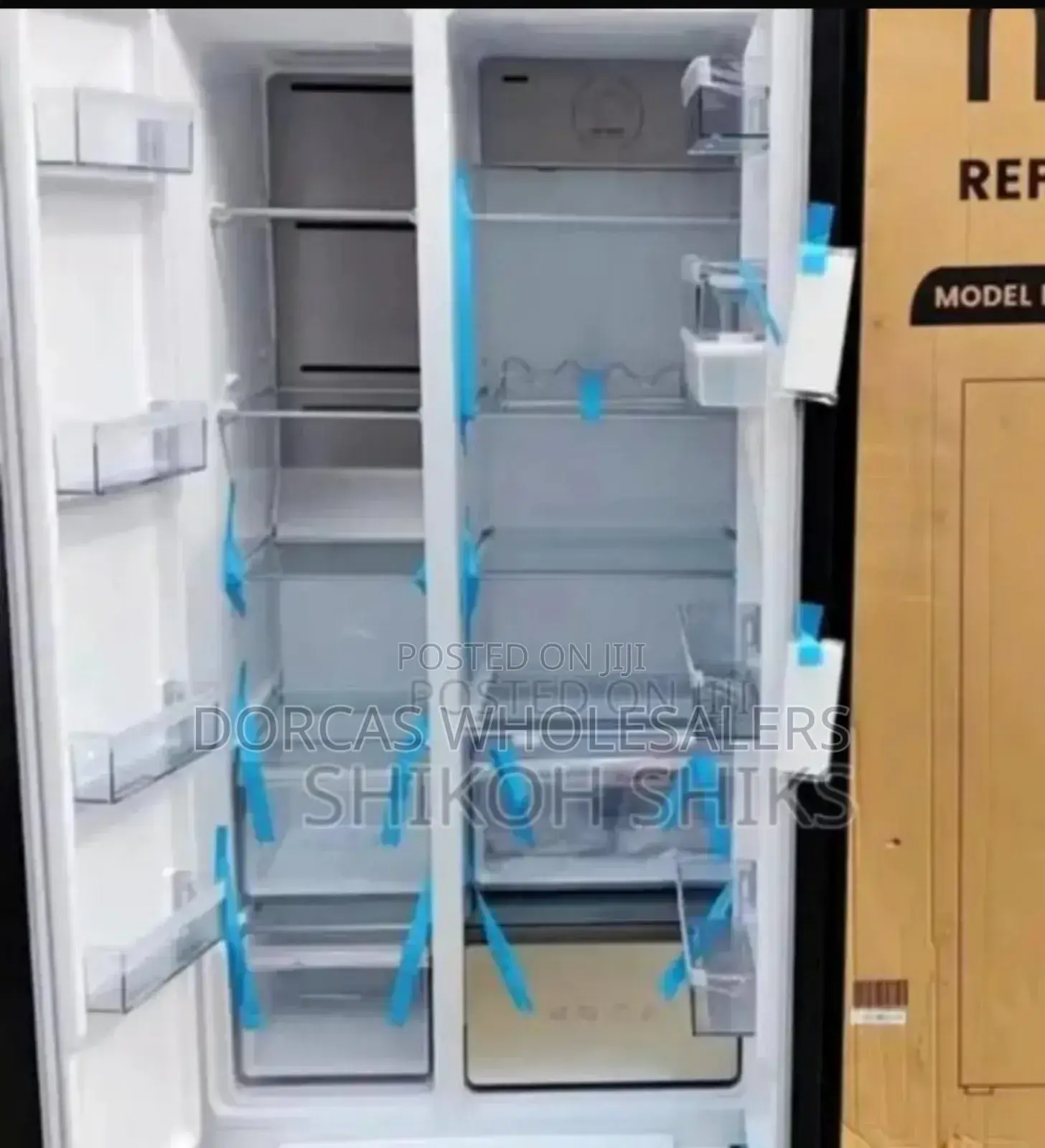 Mika Refrigerator Side by Side With Inbuilt Dispenser 595 Litres