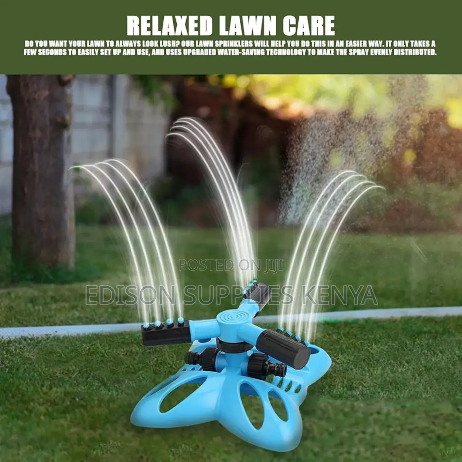 Butterfly Sprinkler 360° Rotating Lawn Sprinkler Watering Irrigation