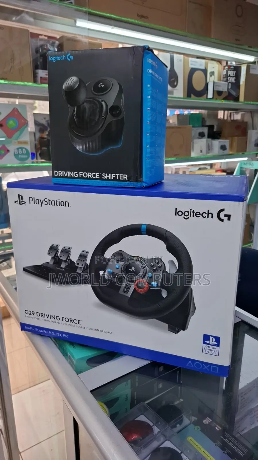 Logitech G29 Driving Force Wheel for Ps4 and Ps5
