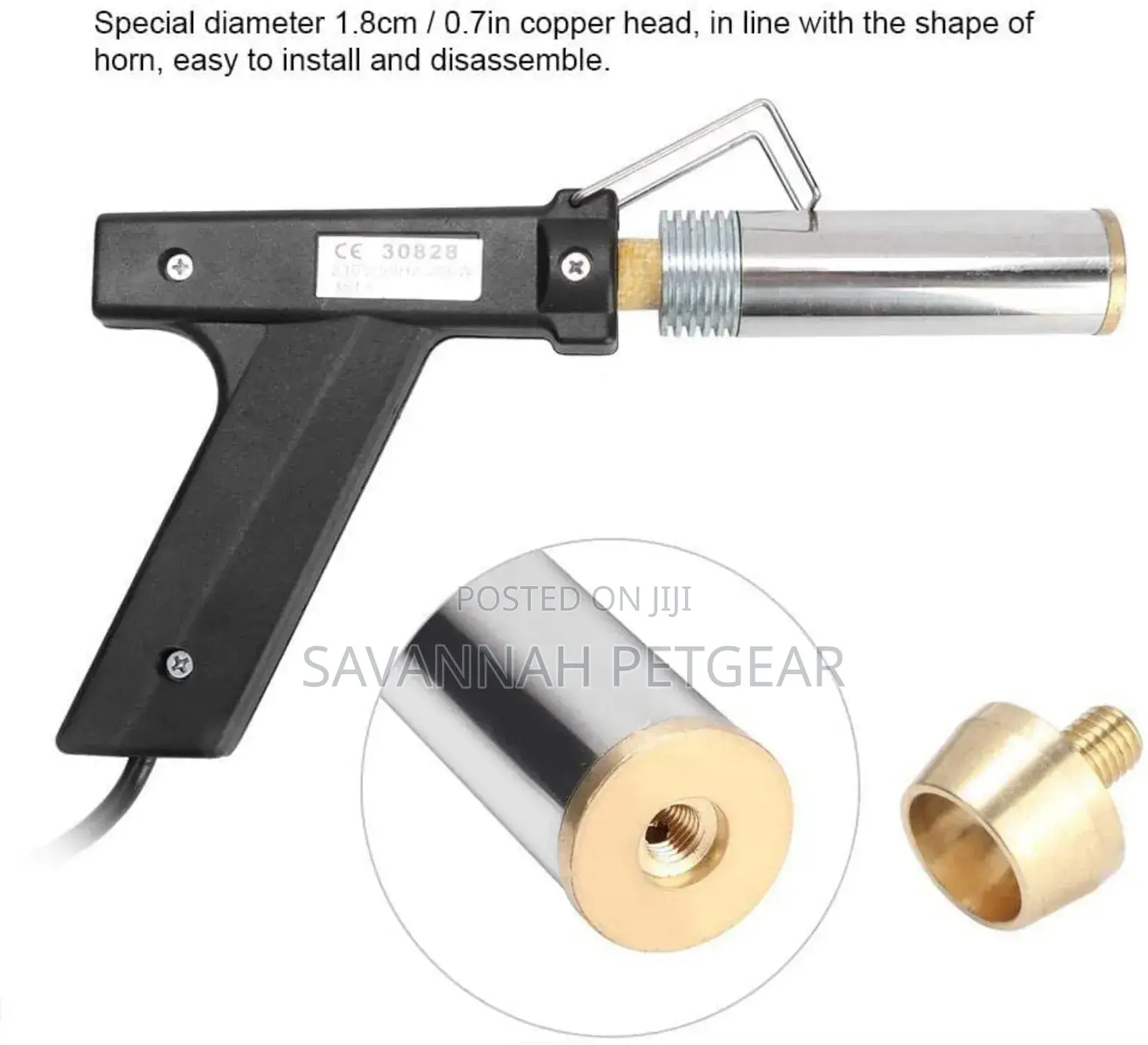 Portable Electric Dehorner for Bloodless Removal of Goat, Sheep Horns