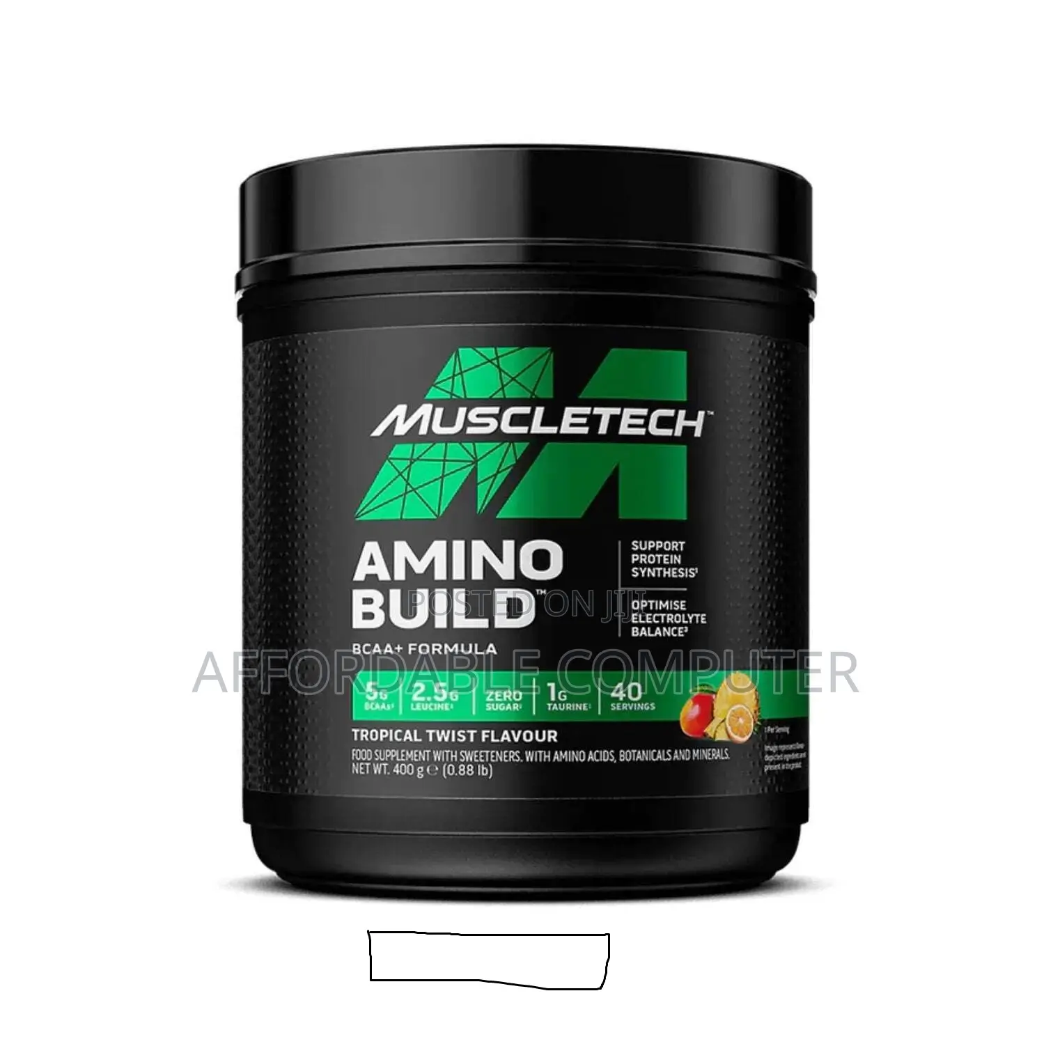 Muscletech Amino Build Bcaa+ Formula Amino Zero Sugar
