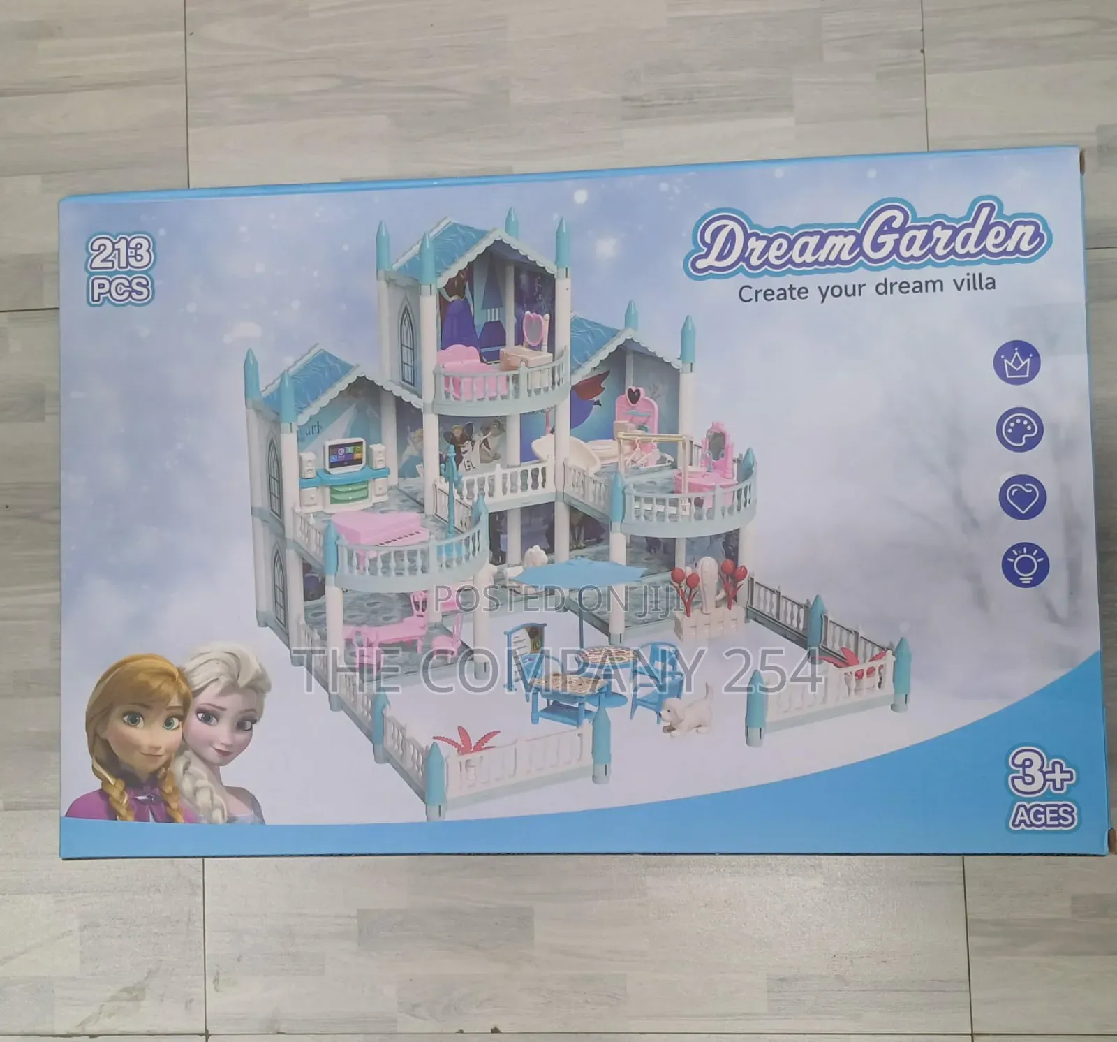 *213pcs Doll House**Price at 3800* *Size 53cm by 53 Cm*Dream Villa