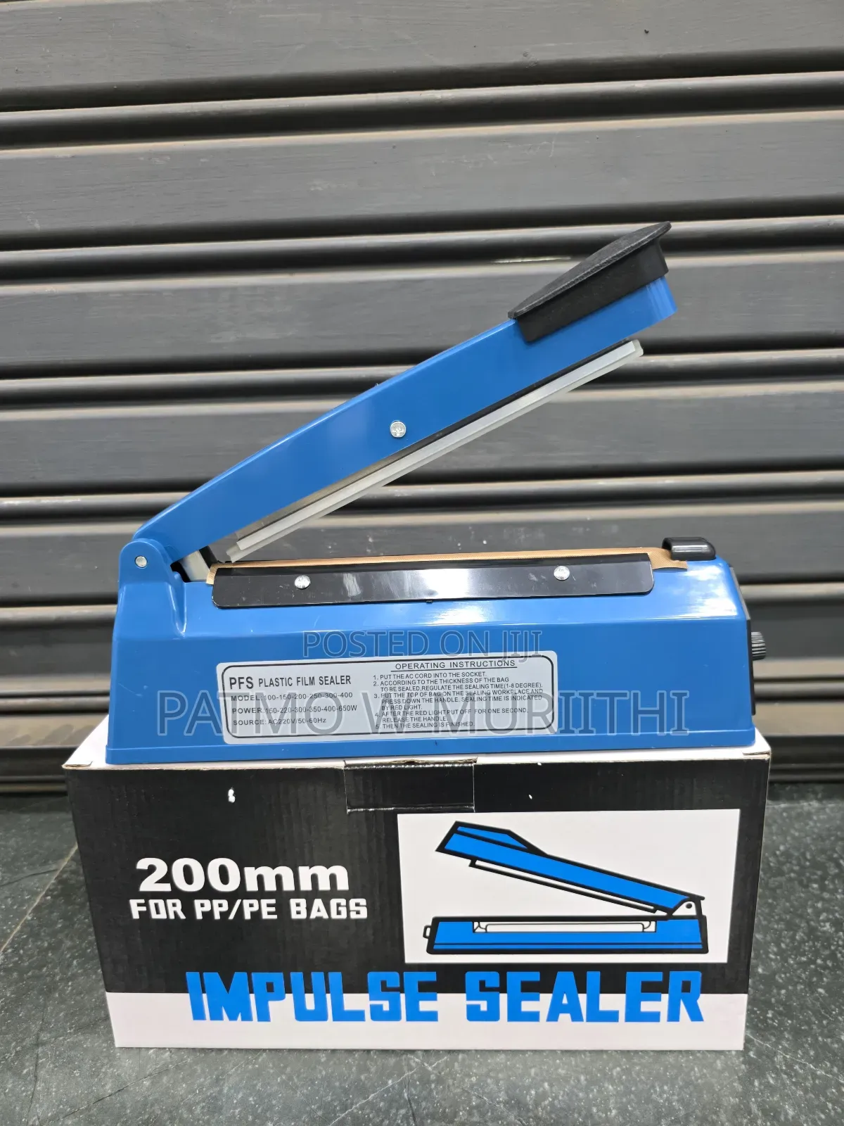 Impulse Sealer-Plastic Bag Sealer 200mm