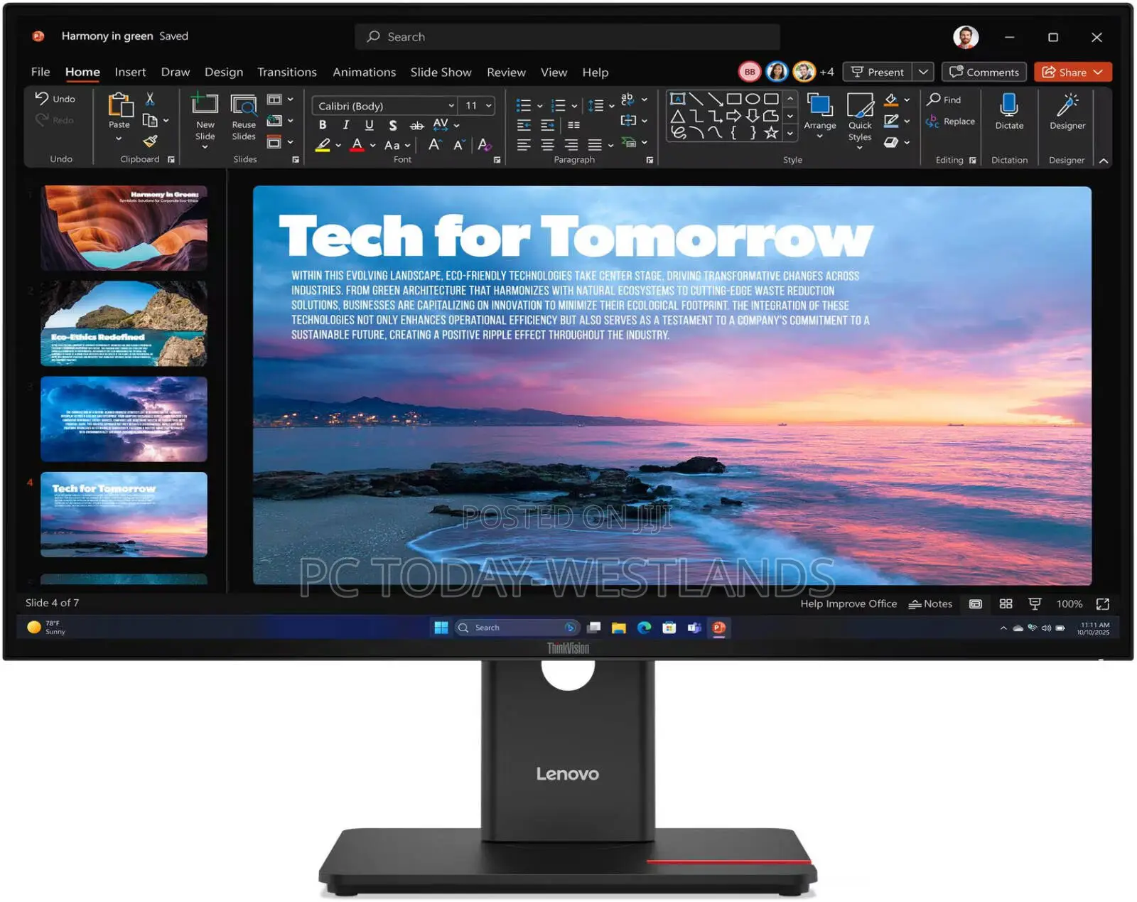 Lenovo Thinkvision T27qd-40 Monitor Usb C 120hz WQHD 2560 X1440