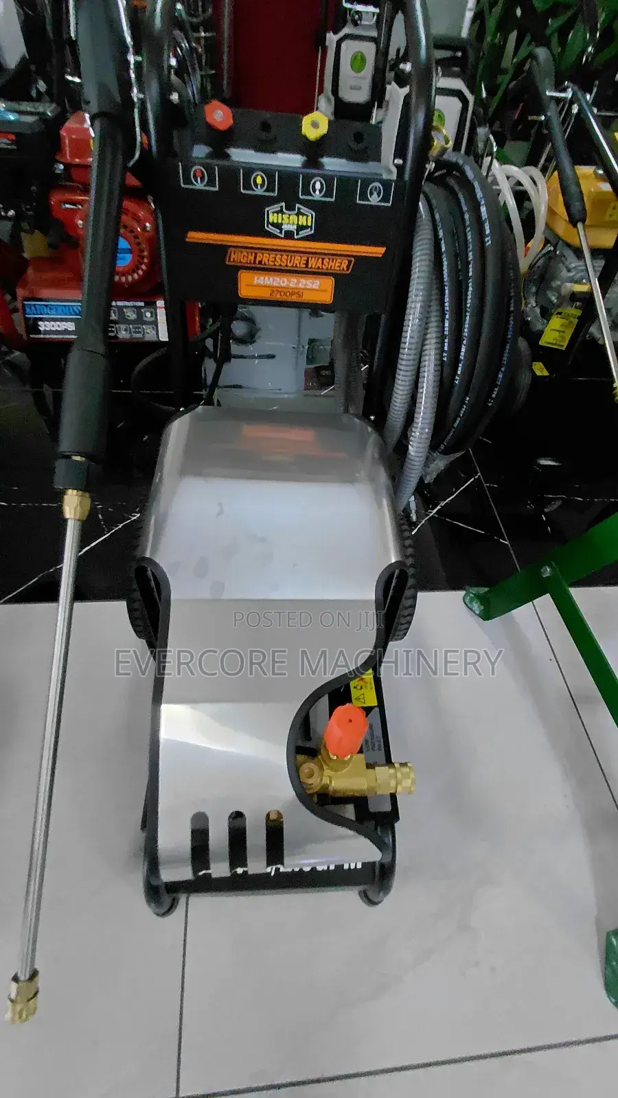 Hheavy Duty 2700psi Electric Highpressure Washer Machine Single Phase.