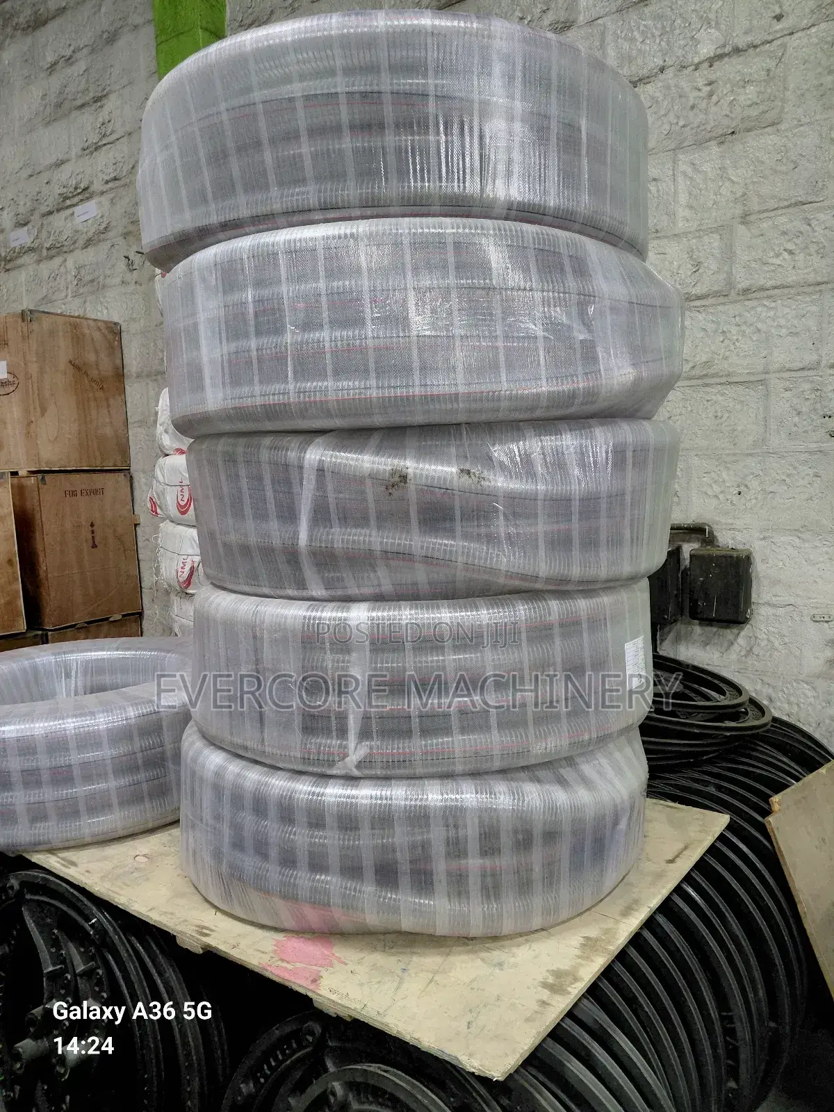 Clear/Colourless Suction Pipes 3inch by 30metres.