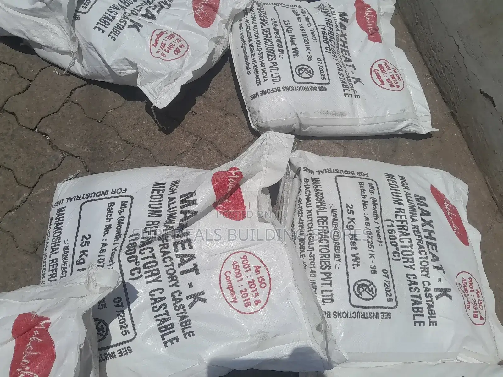 Refractory Bricks Fire Cement