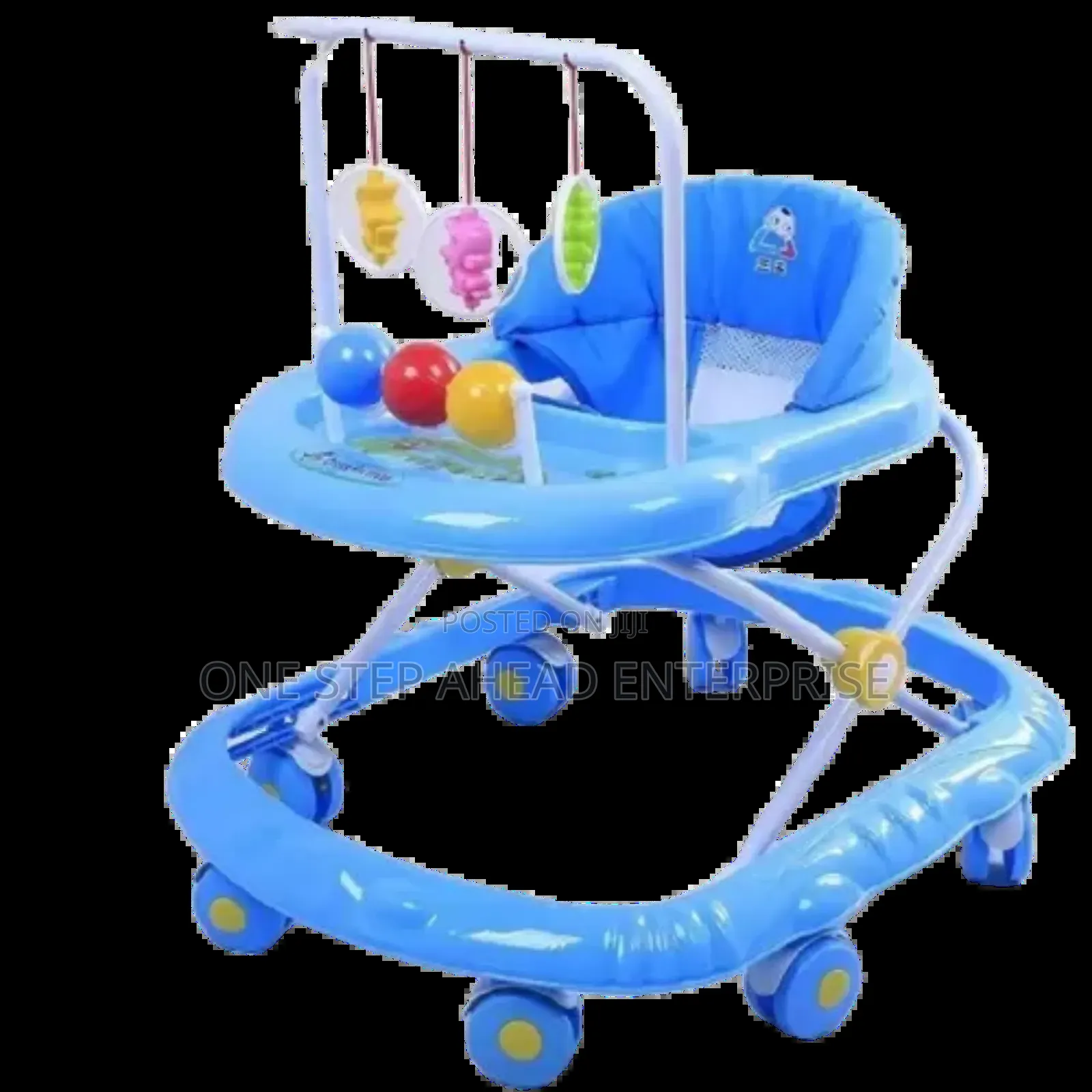 Baby Walker With a Squared Base Foldable With Music and Hanging Toys